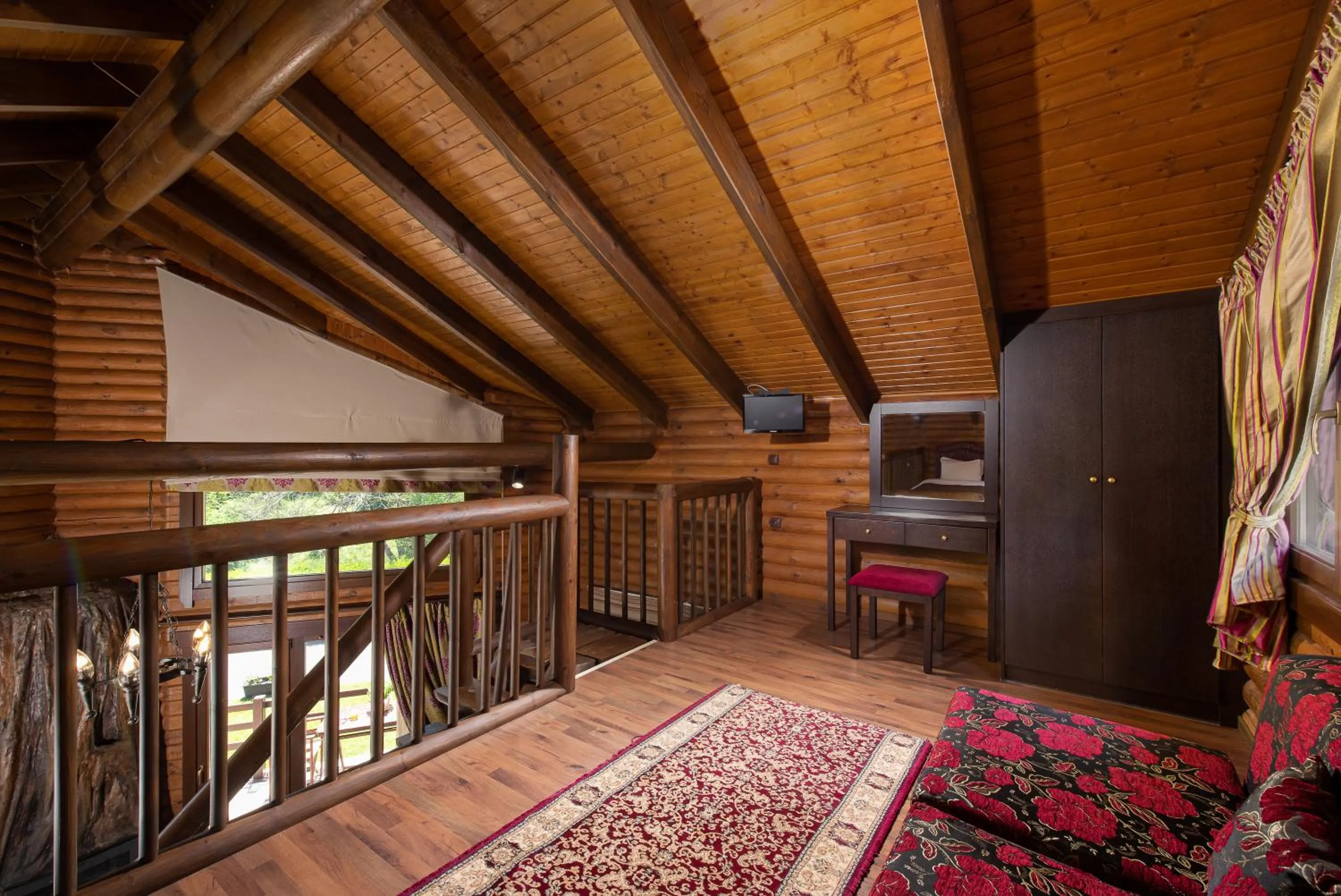 Bedroom in Natura Chalets