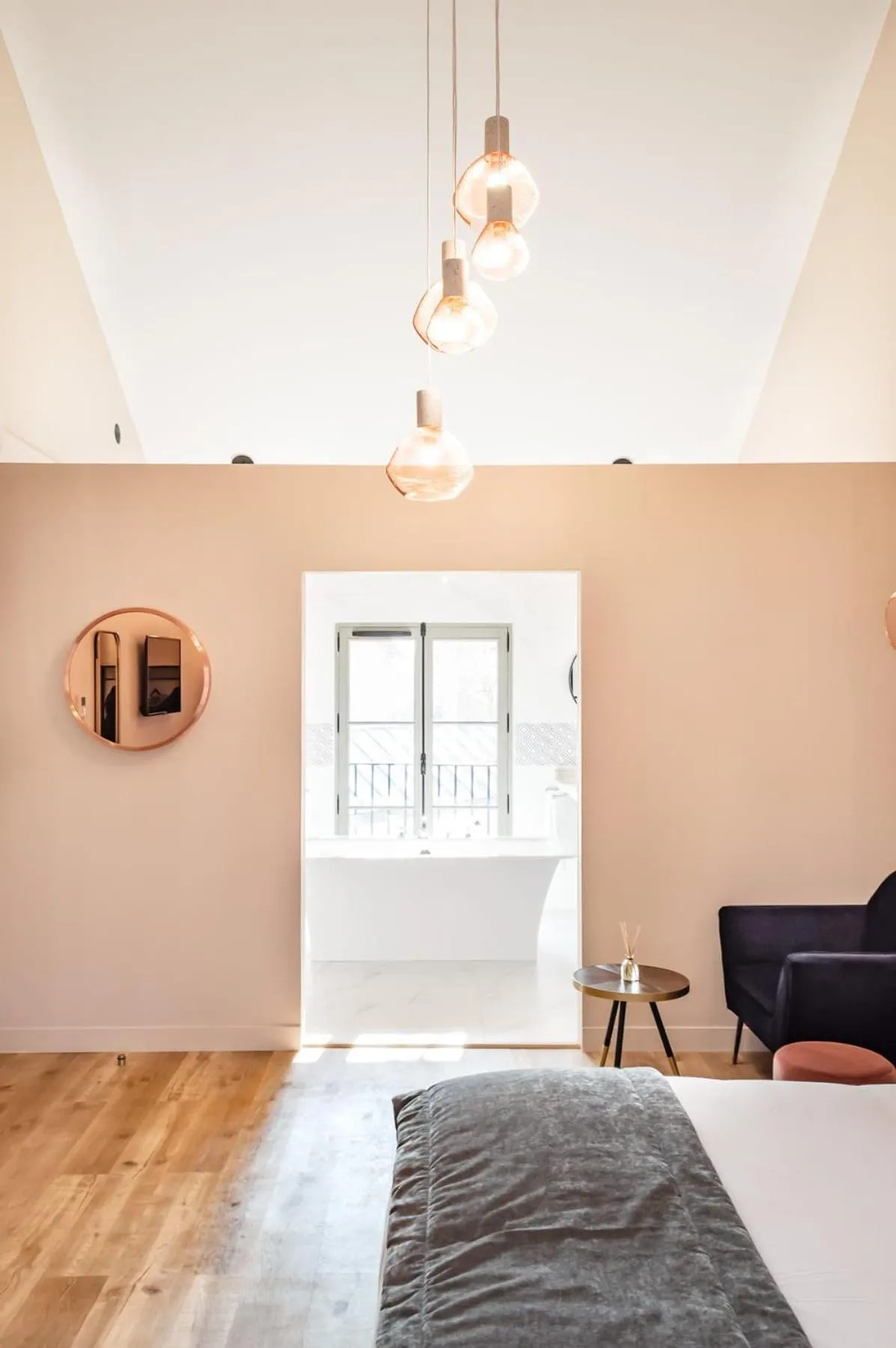 Bed in Hotel des Iris