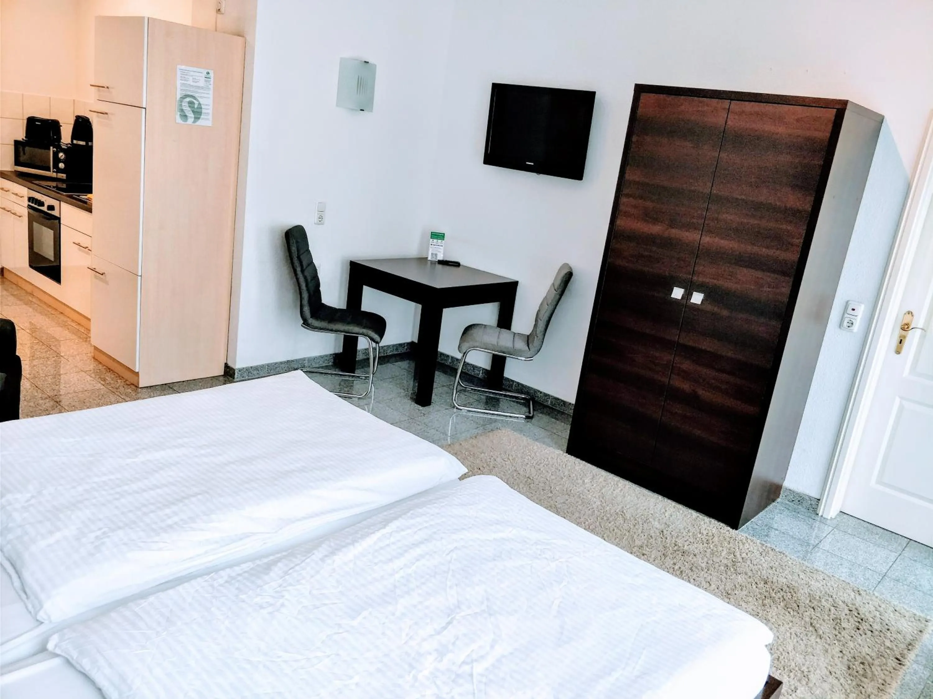 Decorative detail, Bed in Boardinghouse - Stadtvilla Budget