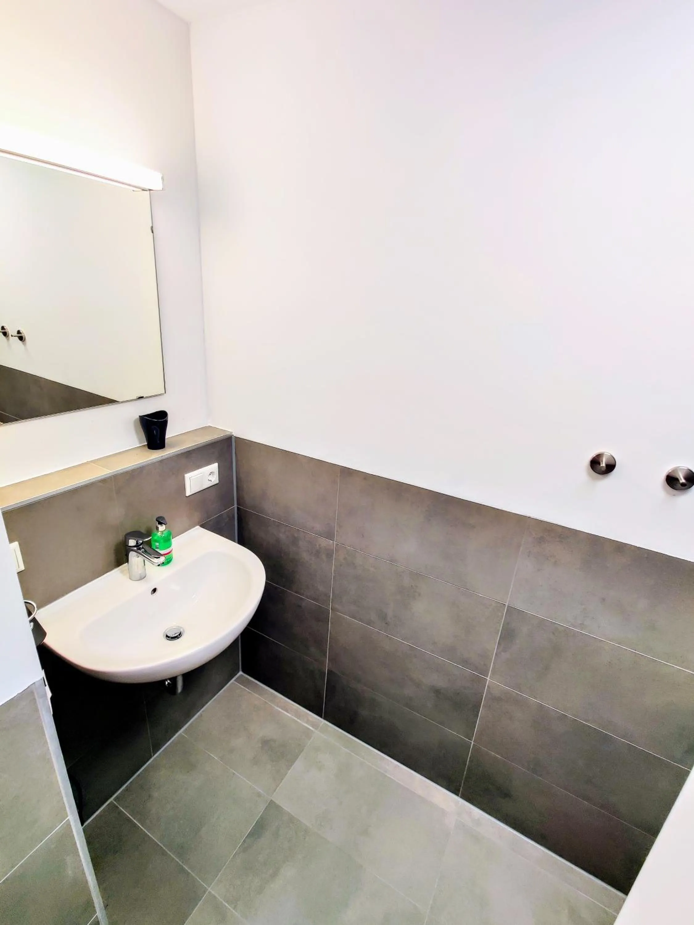 Bathroom in Boardinghouse - Stadtvilla Budget