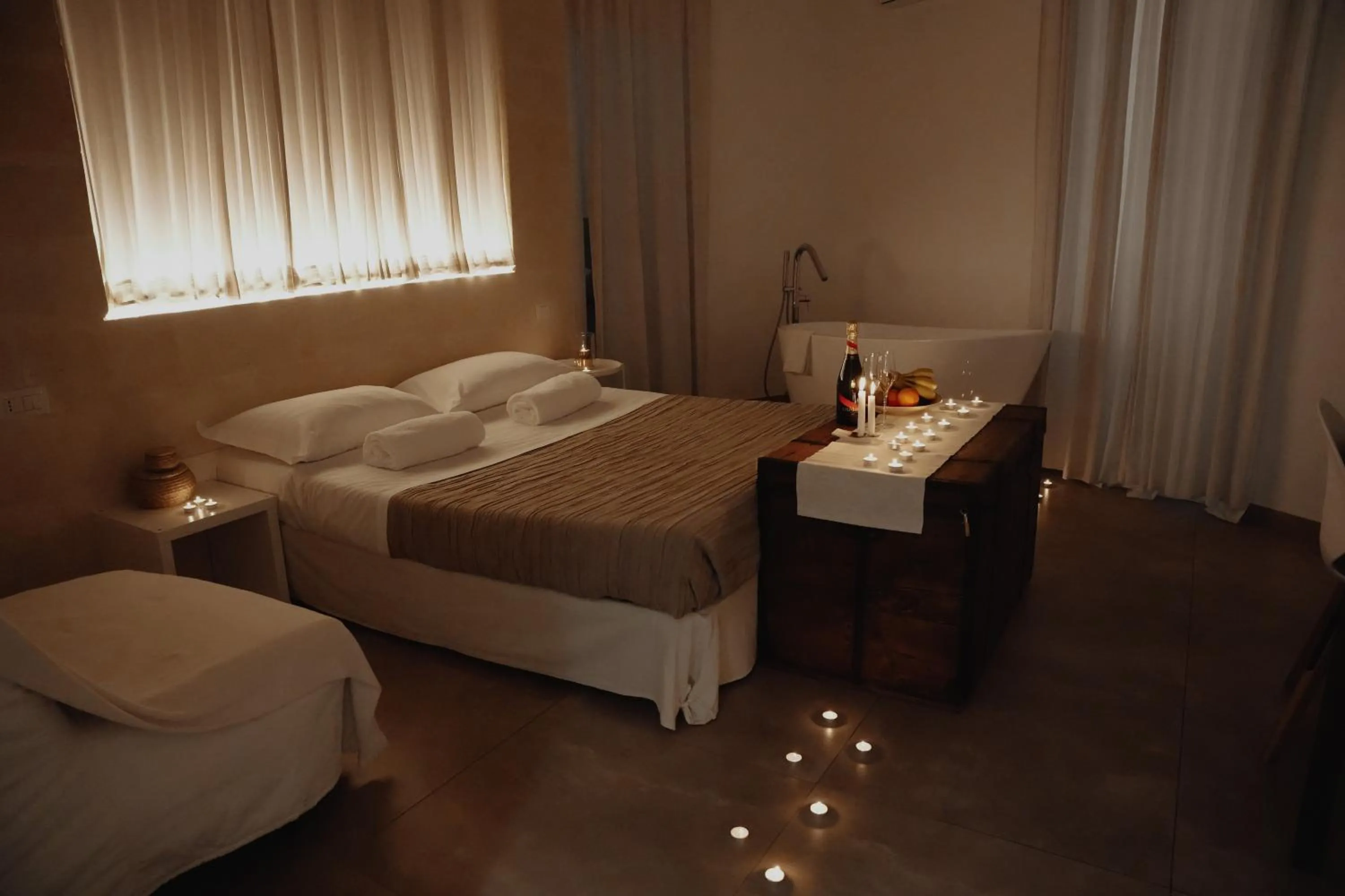 Bed in San Michele Rooms & Private SPA