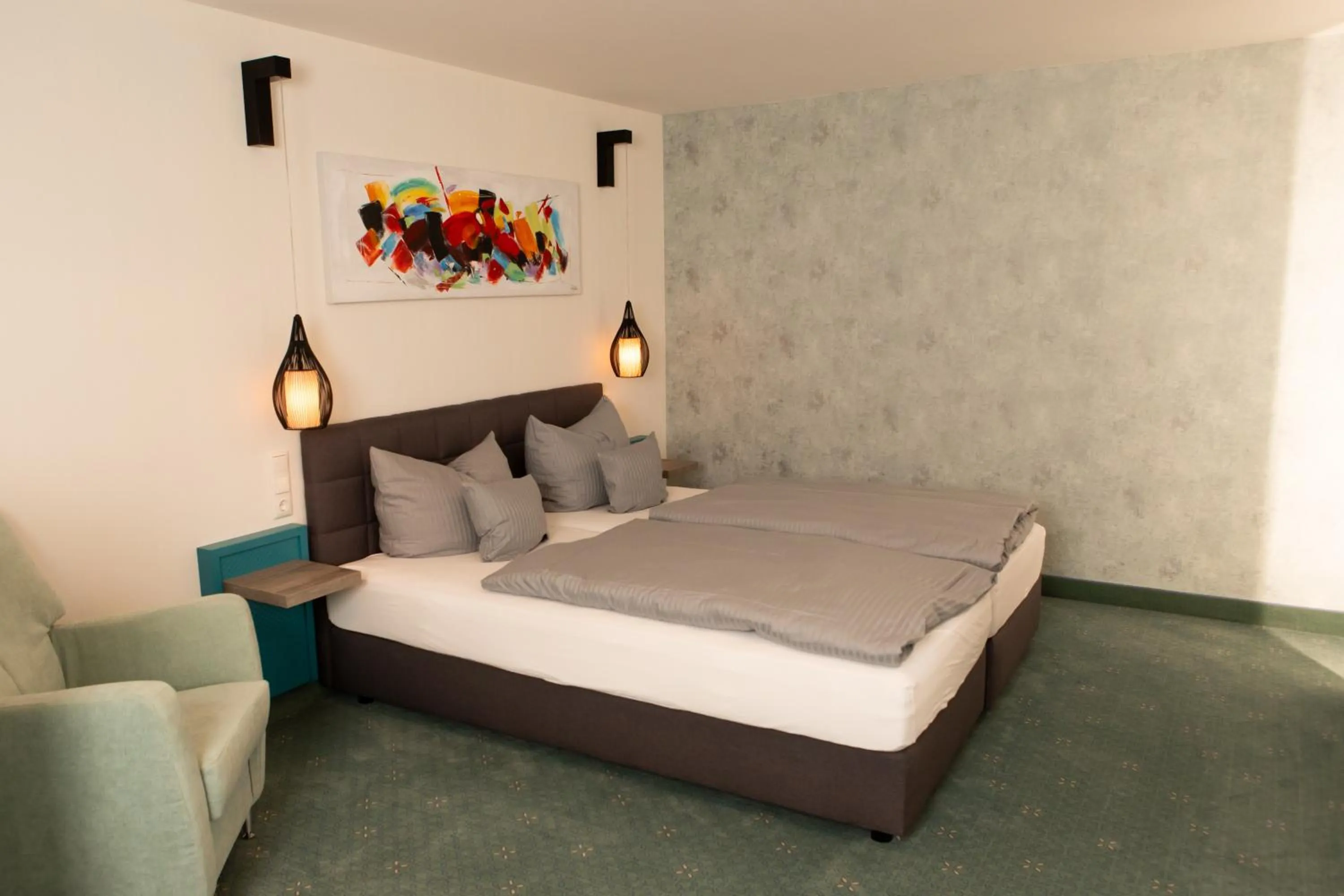 Photo of the whole room, Bed in Hotel Gasthof Gose