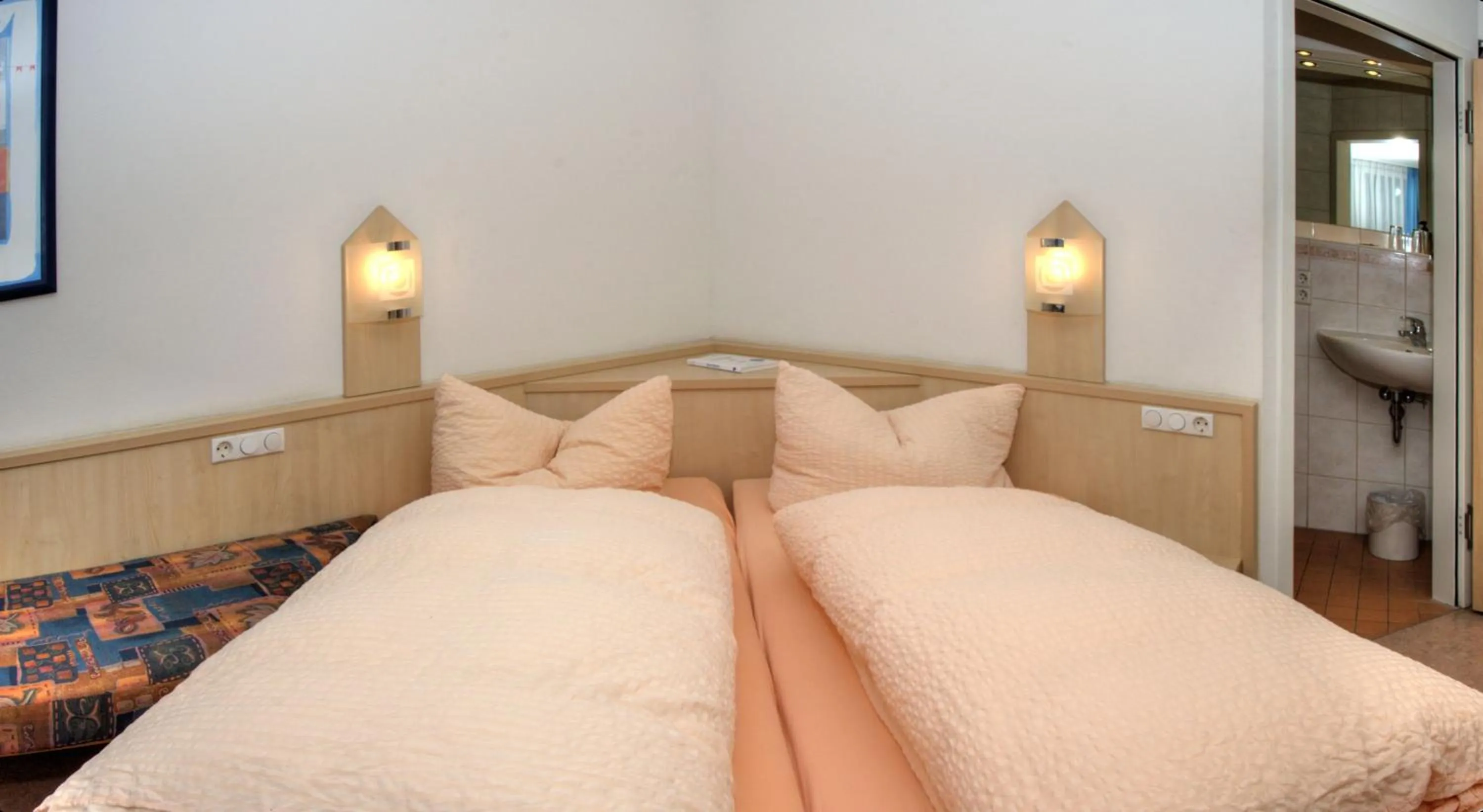 Bed in Hotel Restaurant Fallerhof