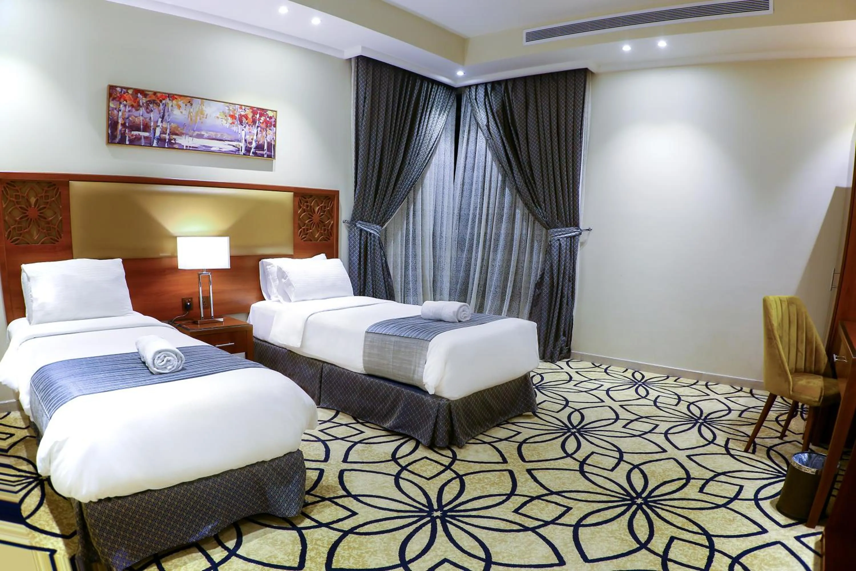Bed in Lotaz Hotel Apartments - Al Salamah