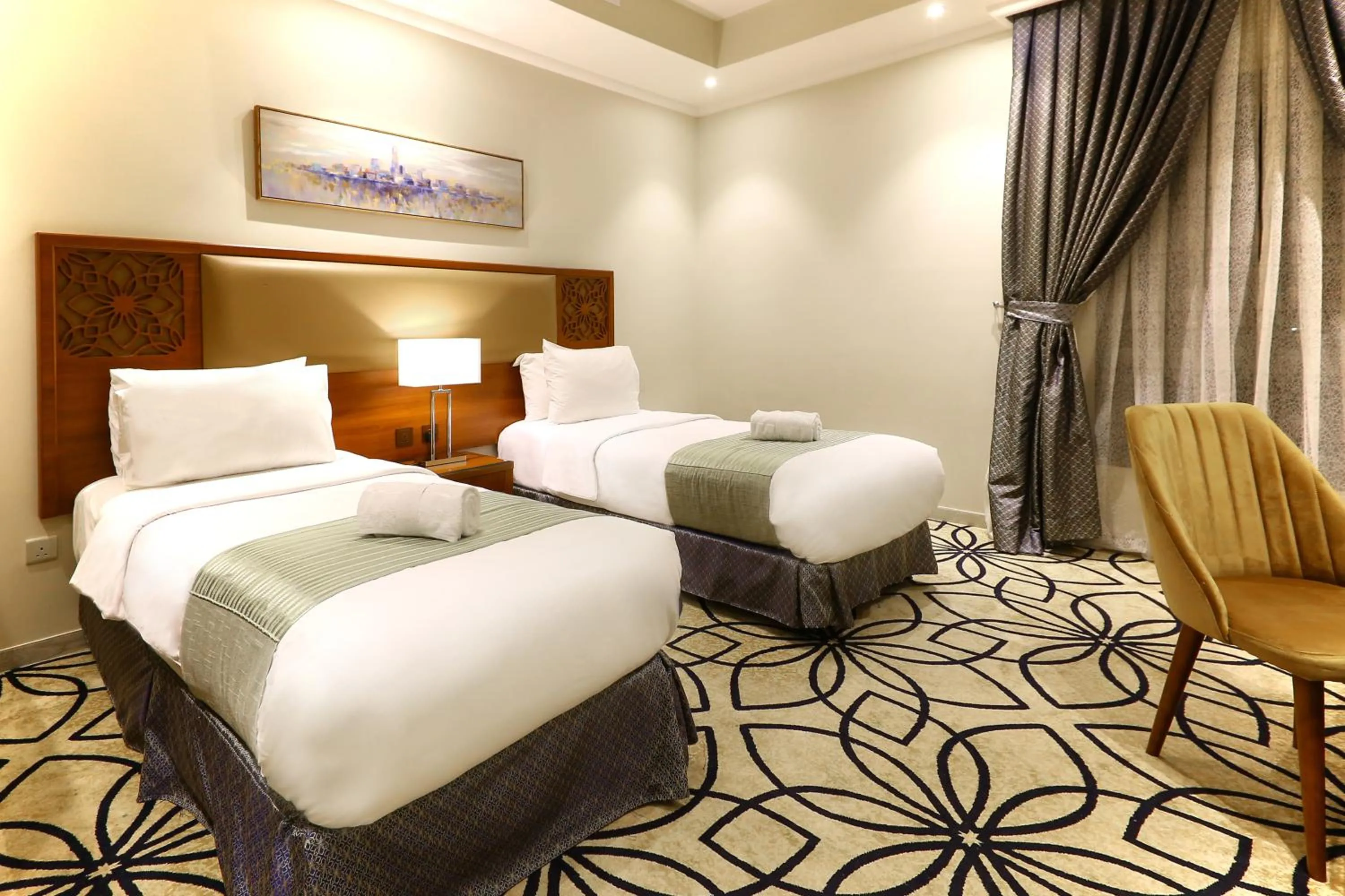 Bed in Lotaz Hotel Apartments - Al Salamah