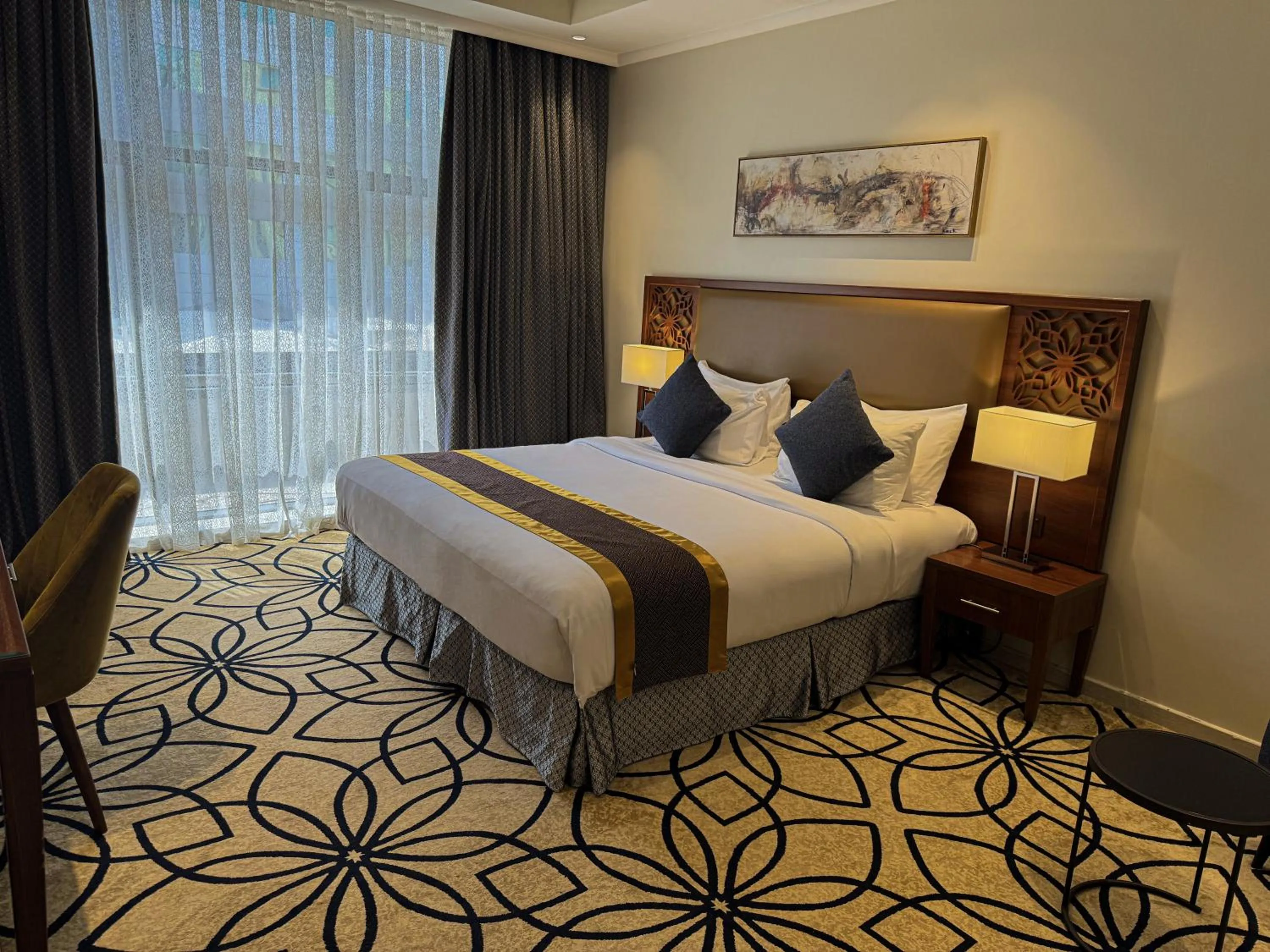 Bed in Lotaz Hotel Apartments - Al Salamah