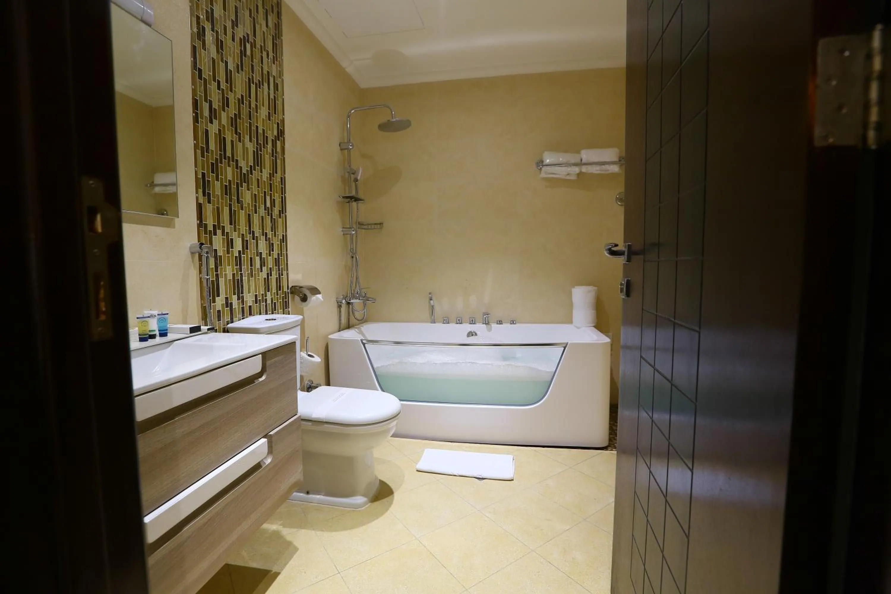 Bathroom in Lotaz Hotel Apartments - Al Salamah