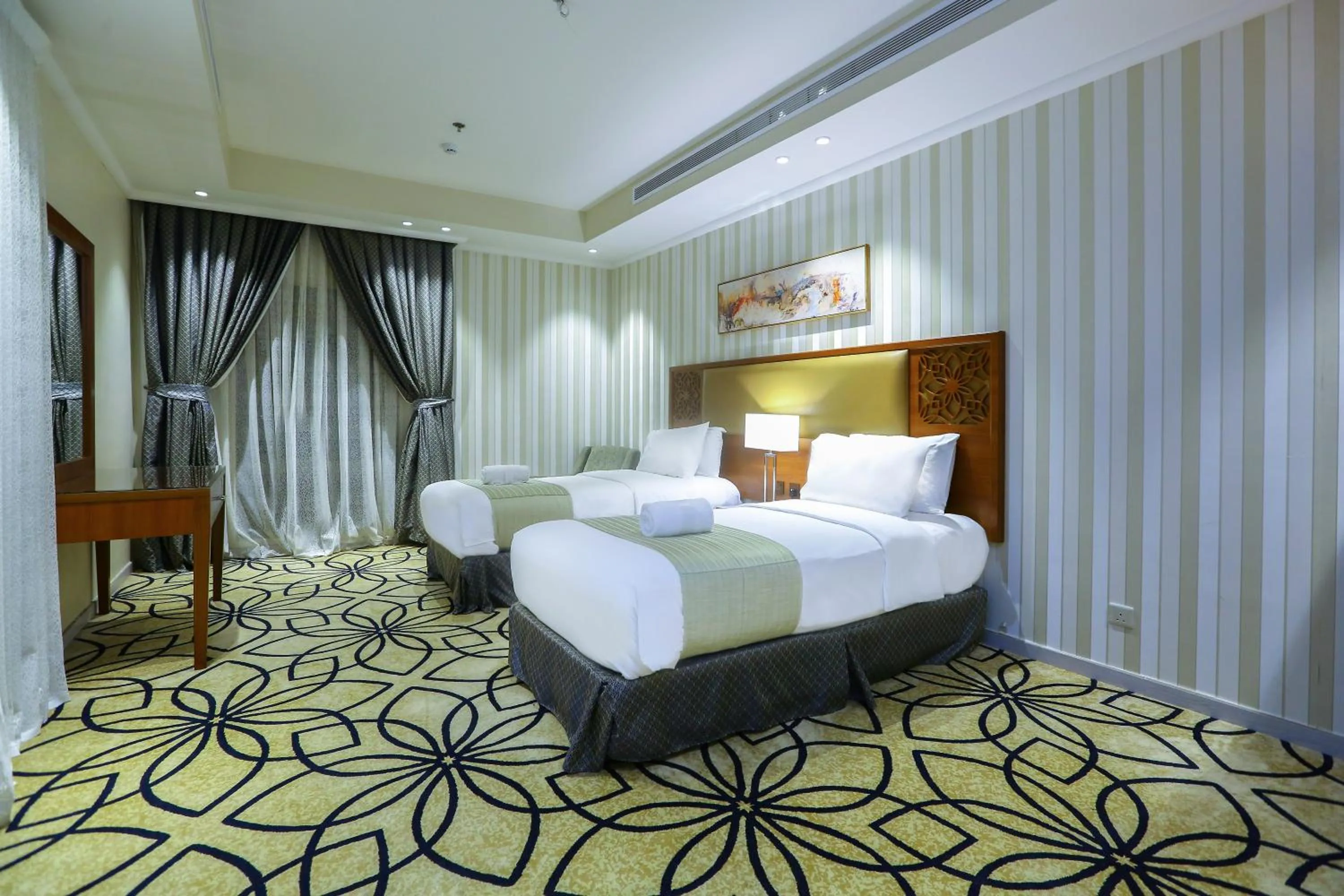 Bed in Lotaz Hotel Apartments - Al Salamah