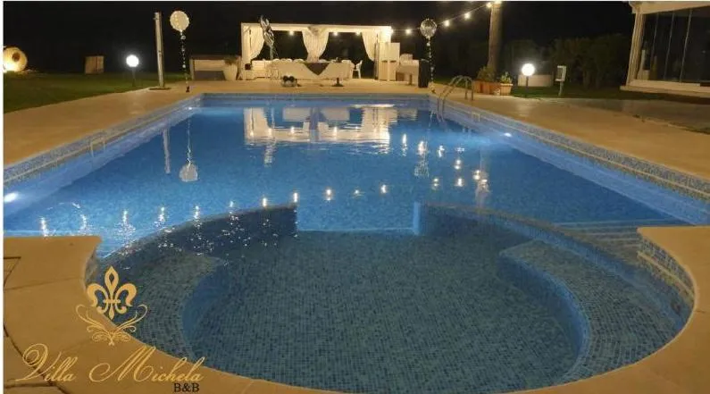 Pool view in Bed & Breakfast Villa Michela Alezio