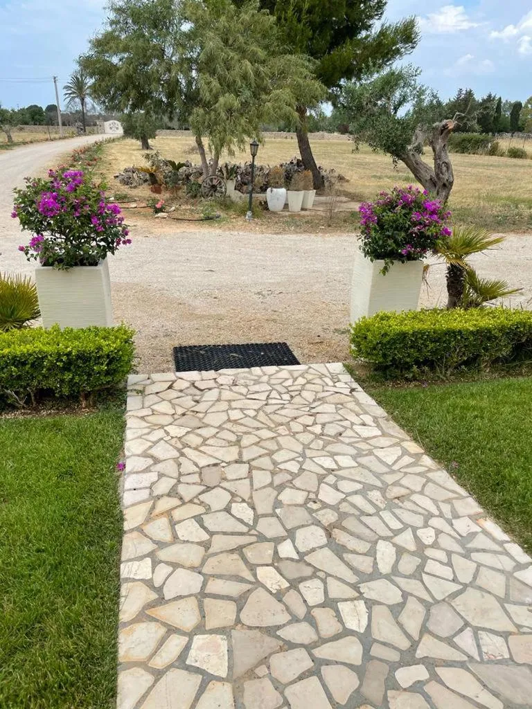 Patio in Bed & Breakfast Villa Michela Alezio