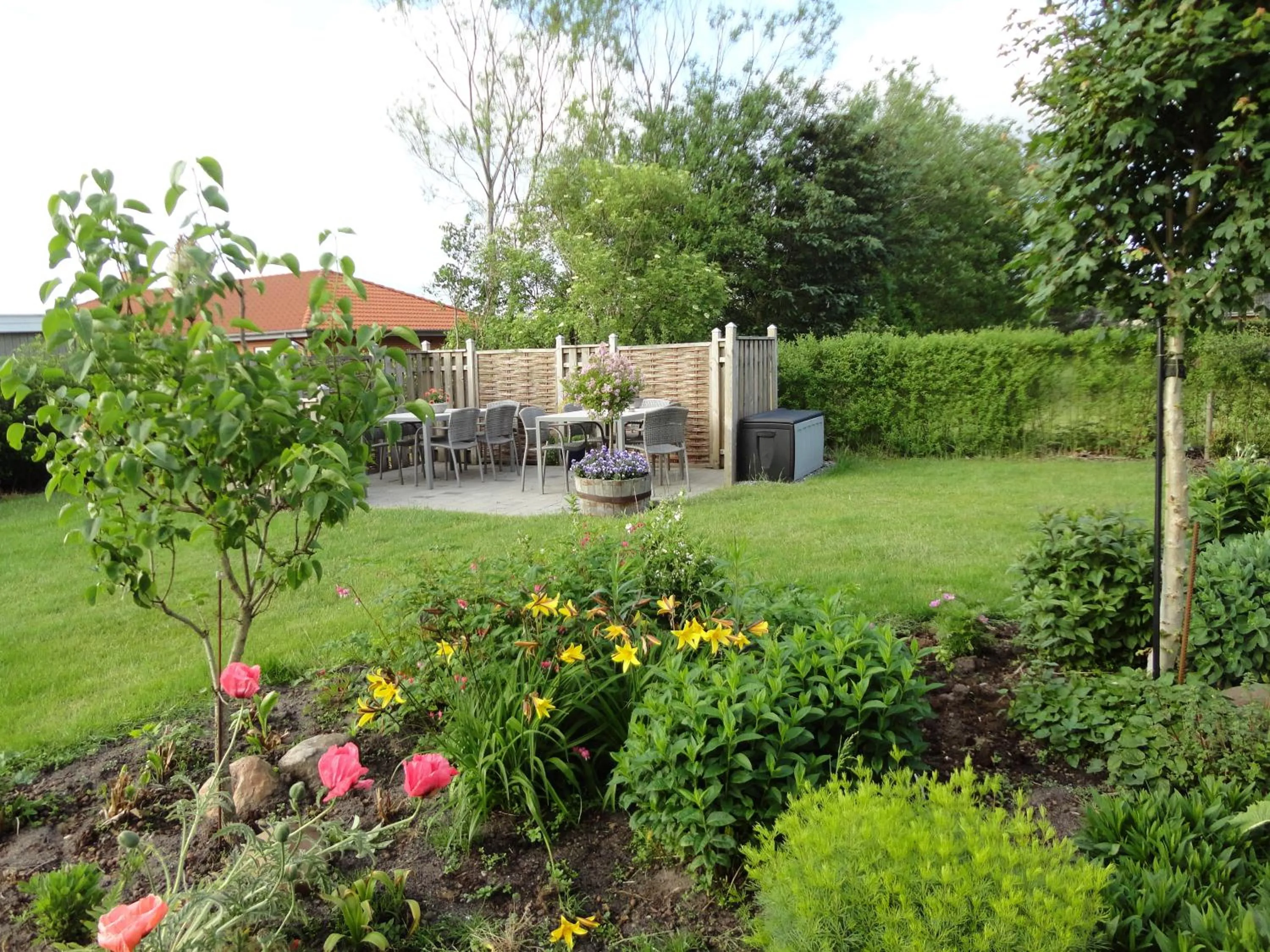 Garden in Skjoldbjerg Garnihotel