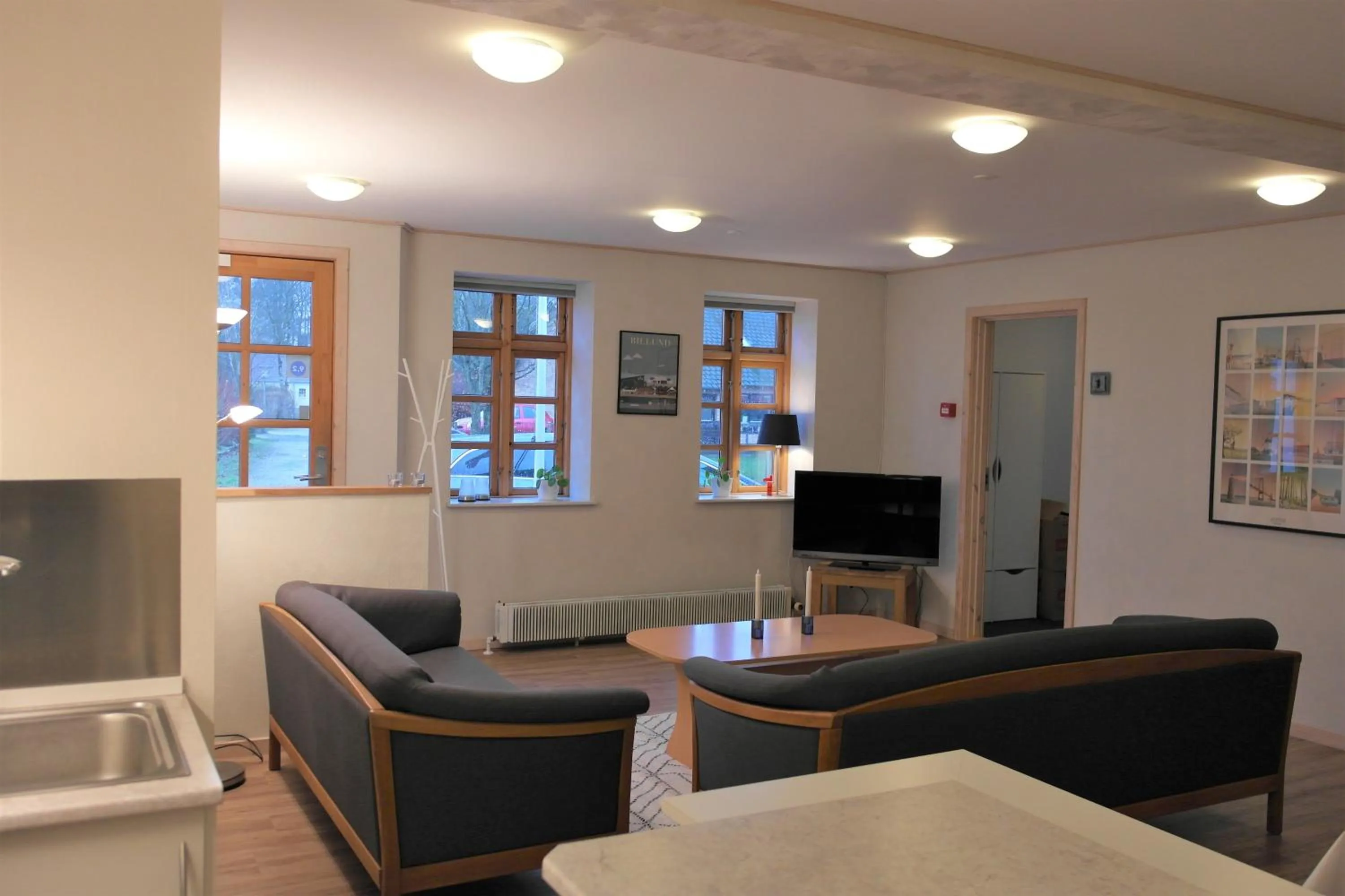 Seating area in Skjoldbjerg Garnihotel