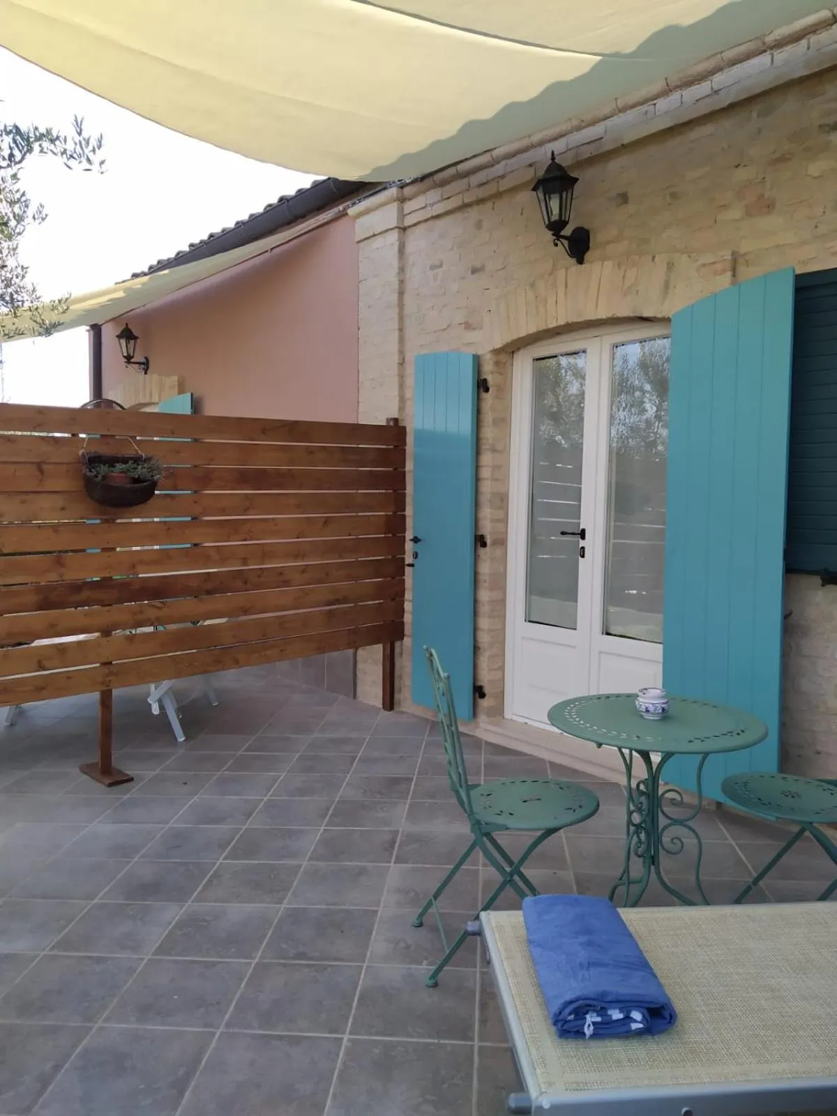 Patio in B&B Villa Melania