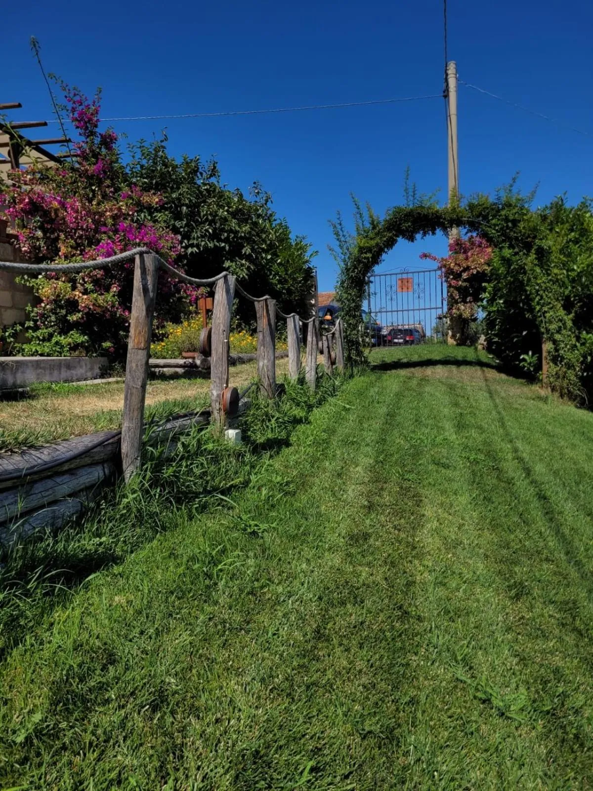 Garden in B&B Villa Melania