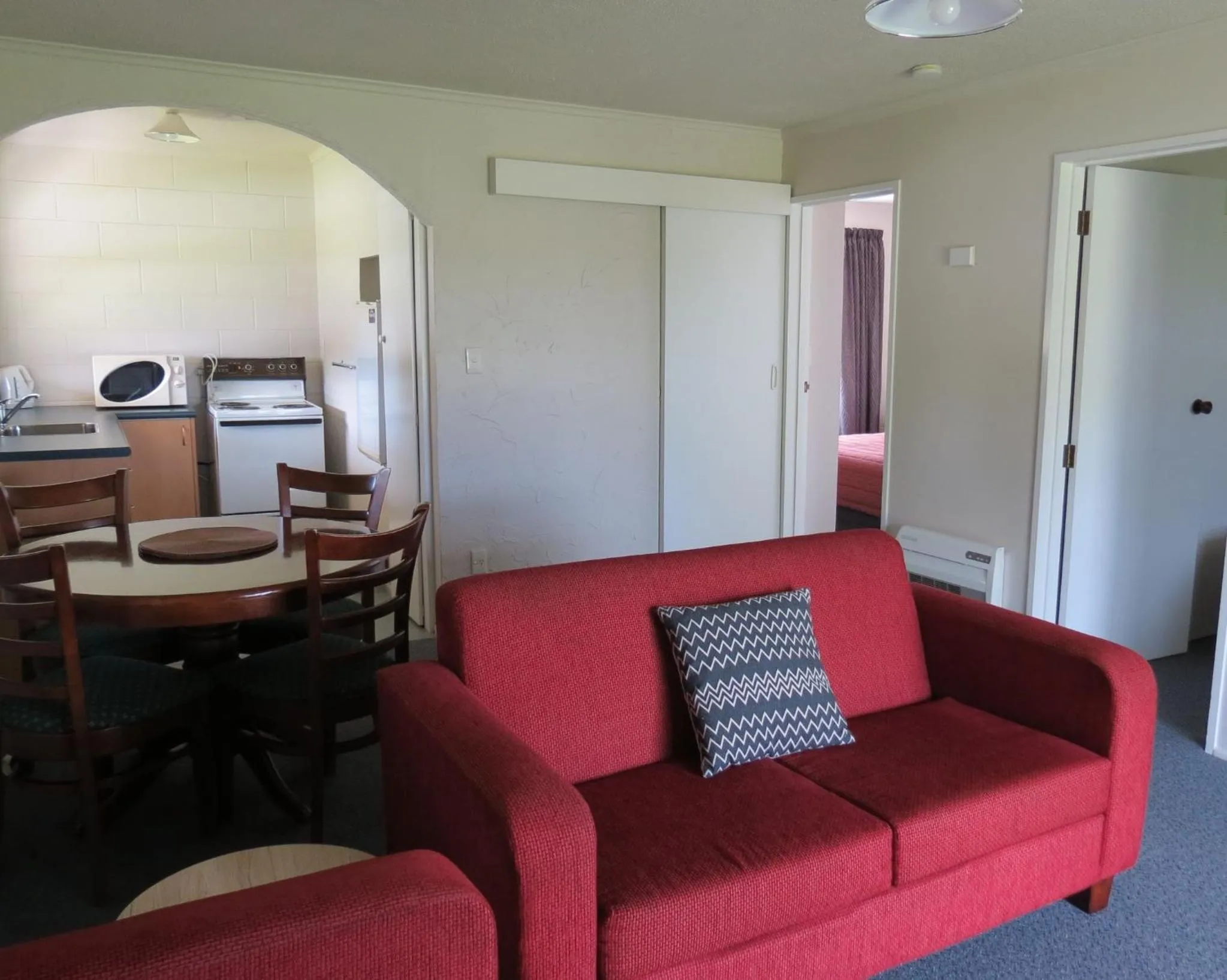 Living room in Culverden Court Motel