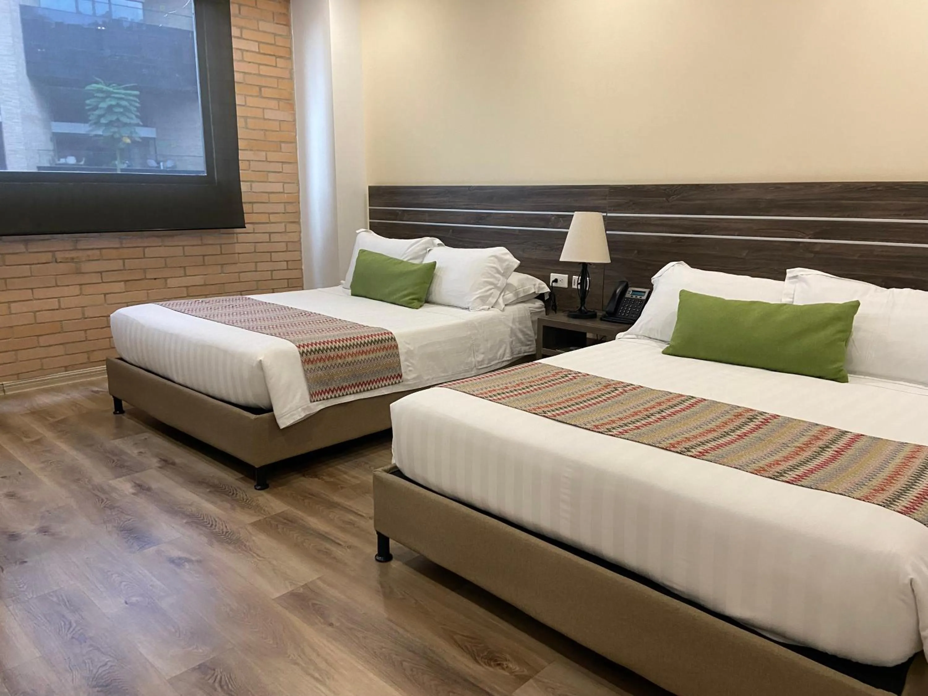 Bed in EcoHub Hotel Medellin