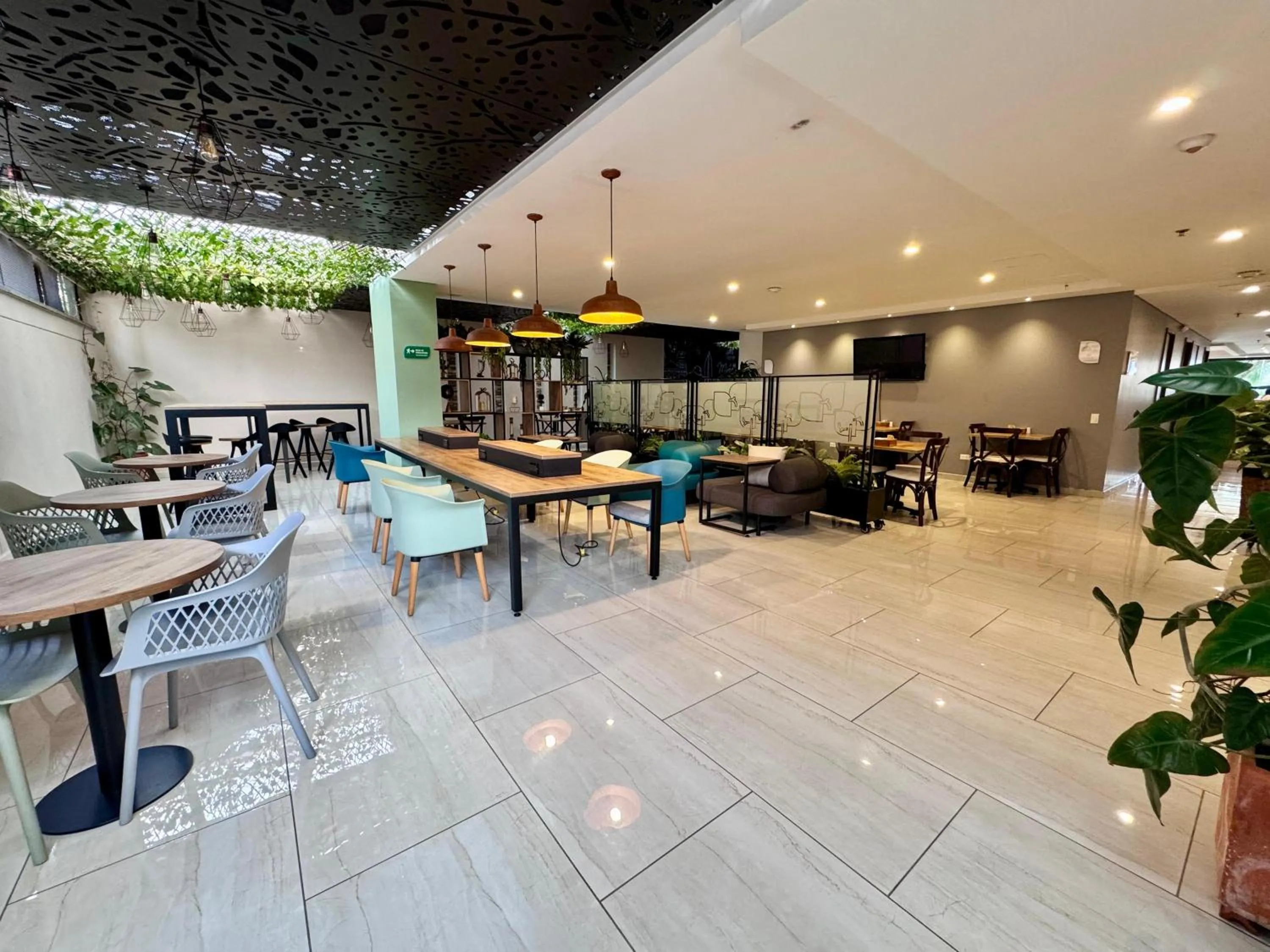 Living room in EcoHub Hotel Medellin