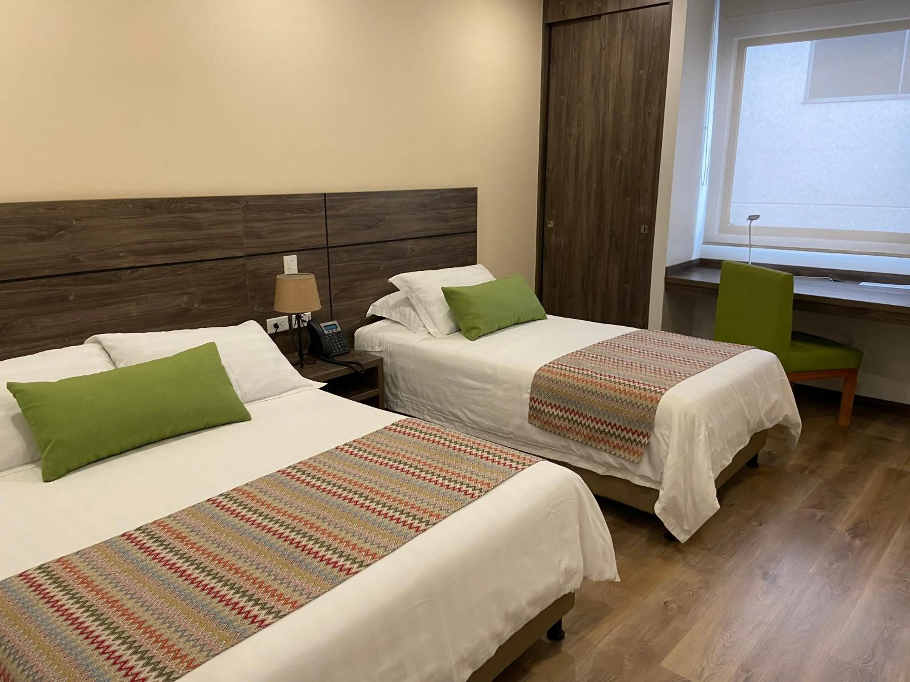 Bed in EcoHub Hotel Medellin