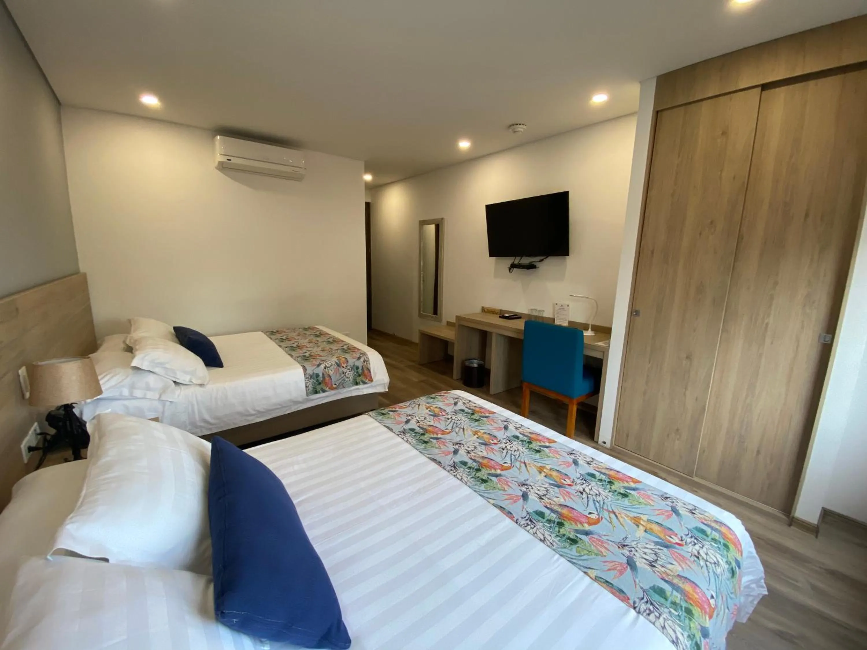 Bed in EcoHub Hotel Medellin