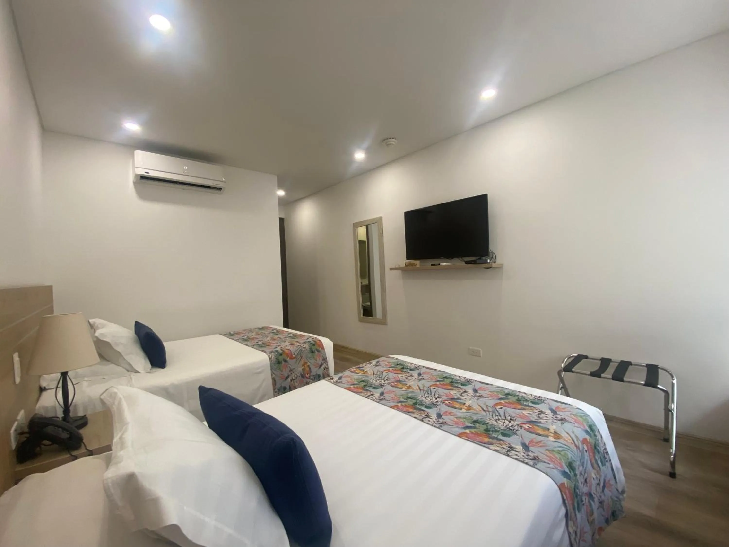 Bed in EcoHub Hotel Medellin