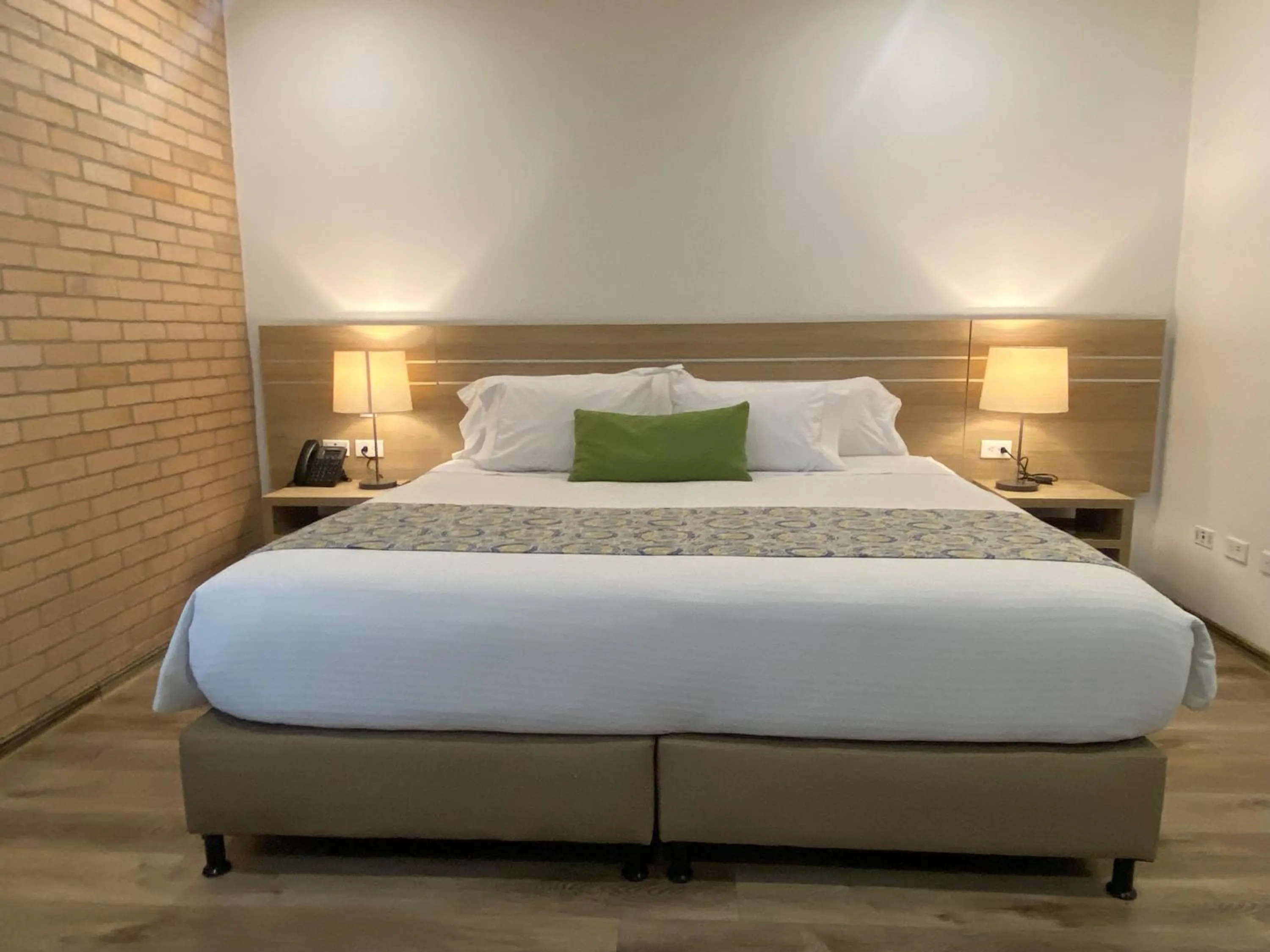 Bed in EcoHub Hotel Medellin