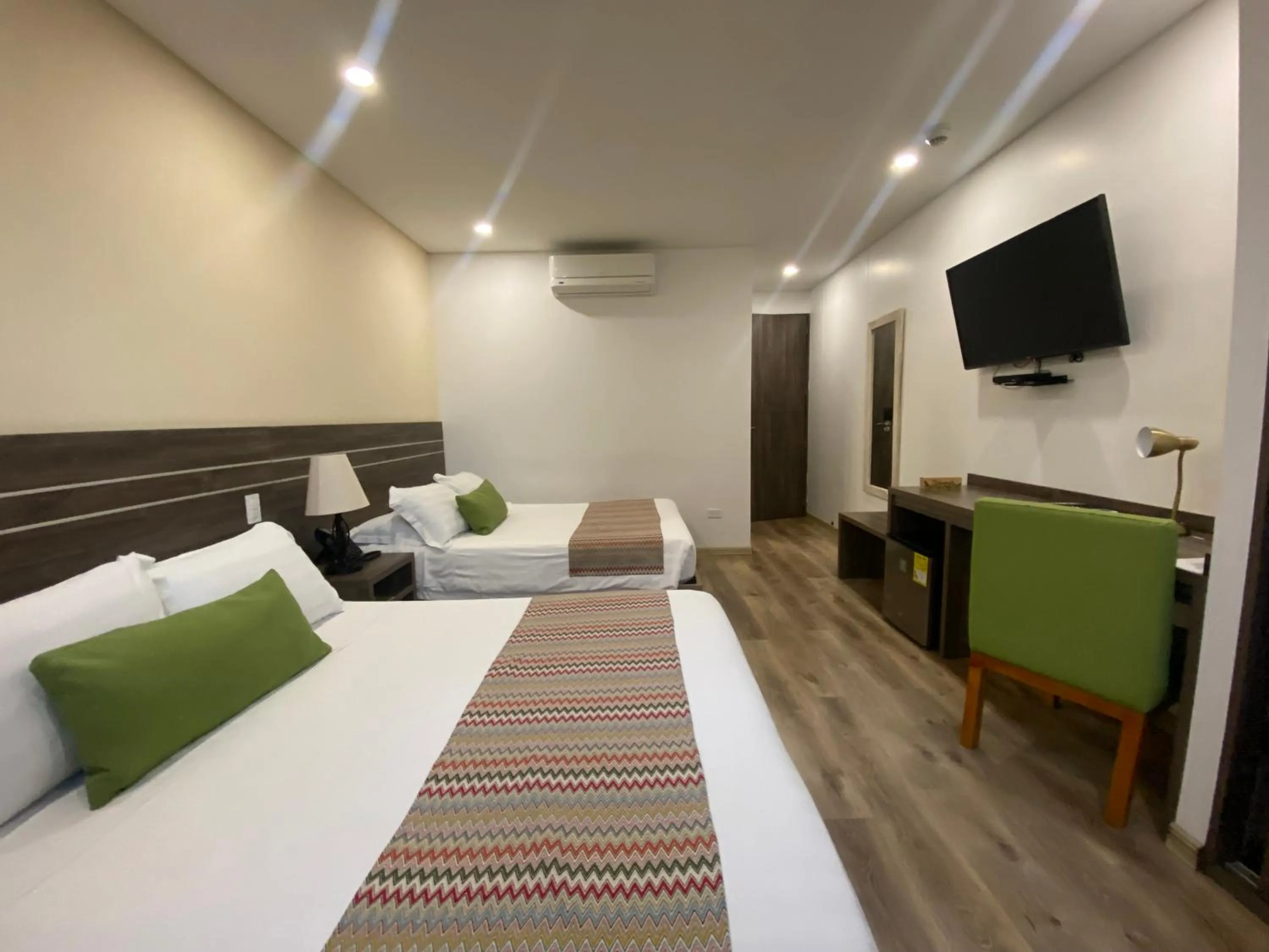 Bed in EcoHub Hotel Medellin