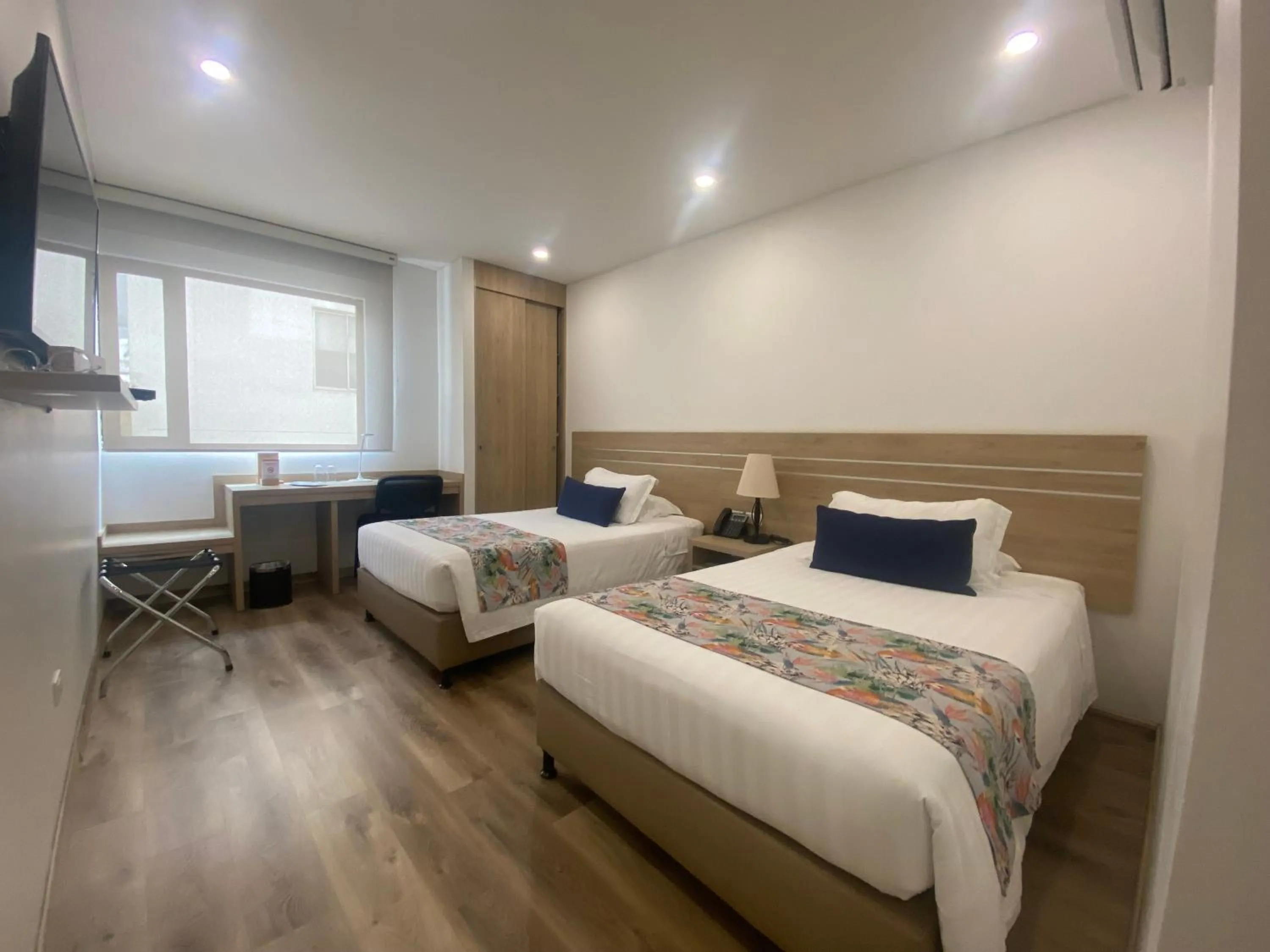 Bed in EcoHub Hotel Medellin