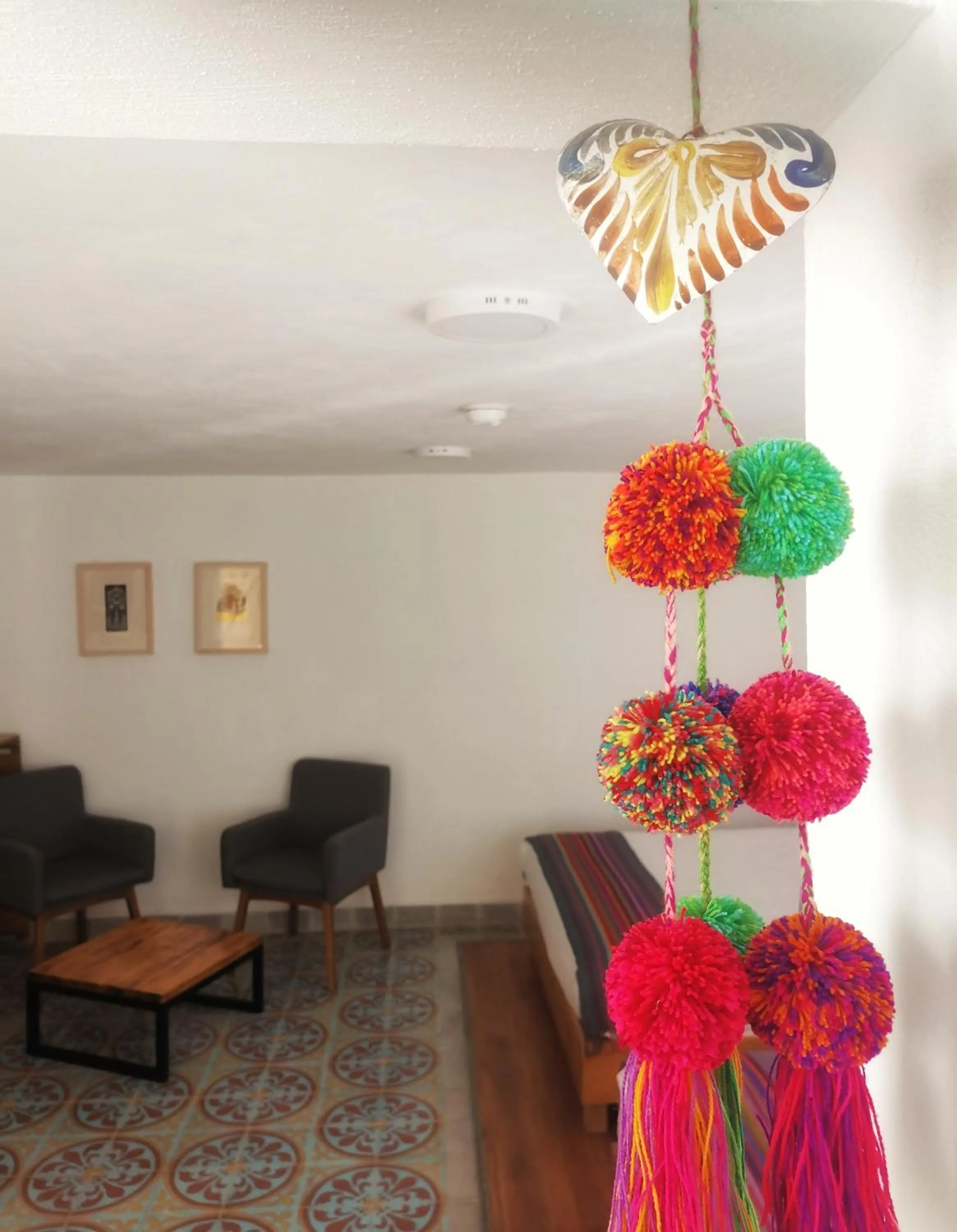 Decorative detail in Santa Josefita B&B