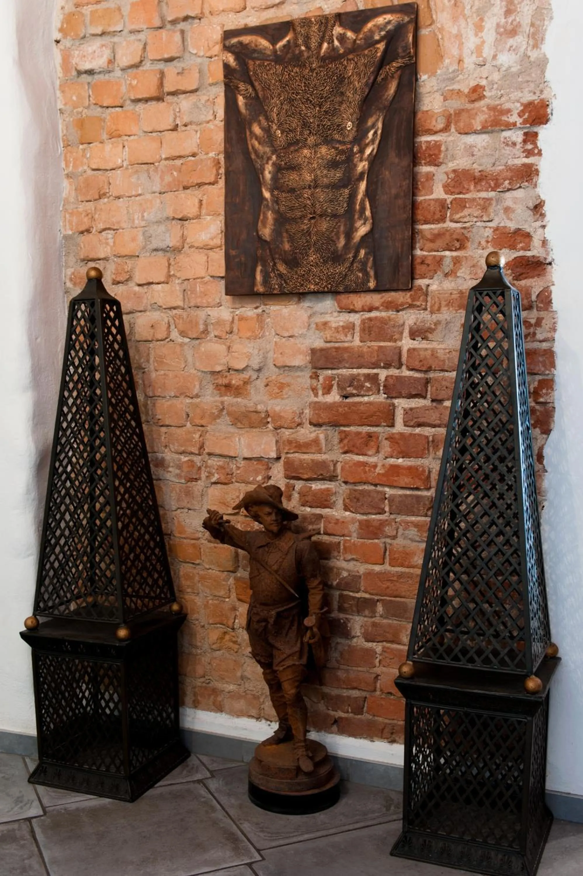 Decorative detail in Boutique Hotel Justus