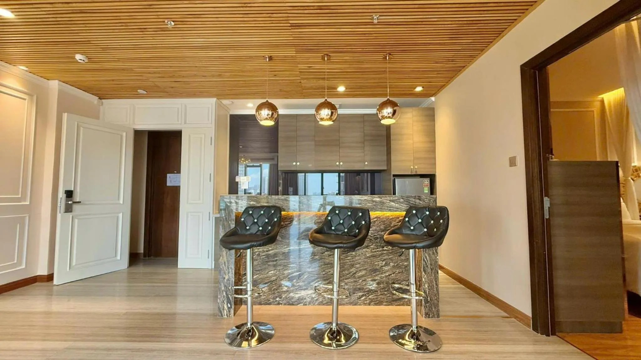 Living room in Winsuites Saigon Hotel