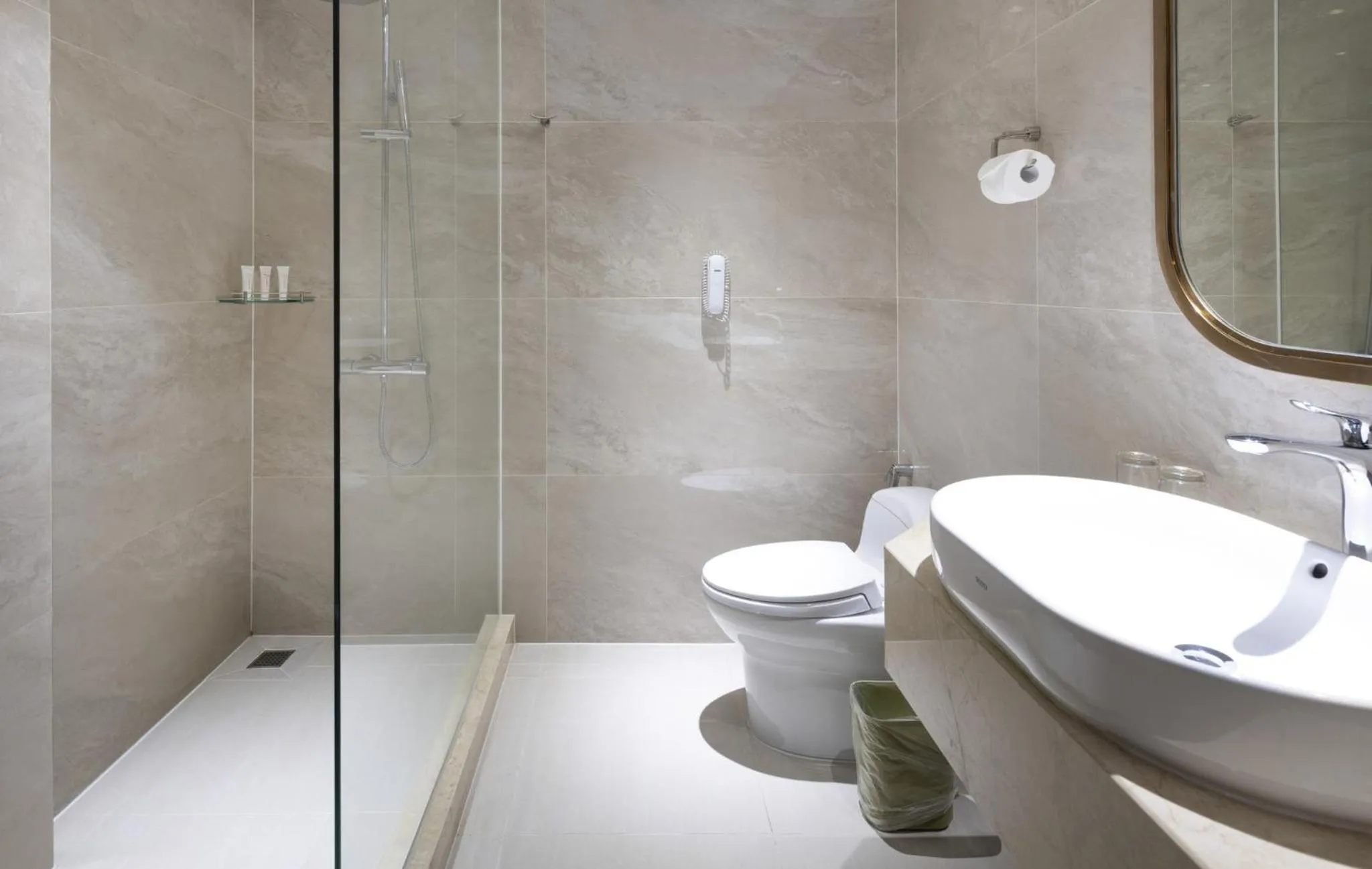 Bathroom in Winsuites Saigon Hotel