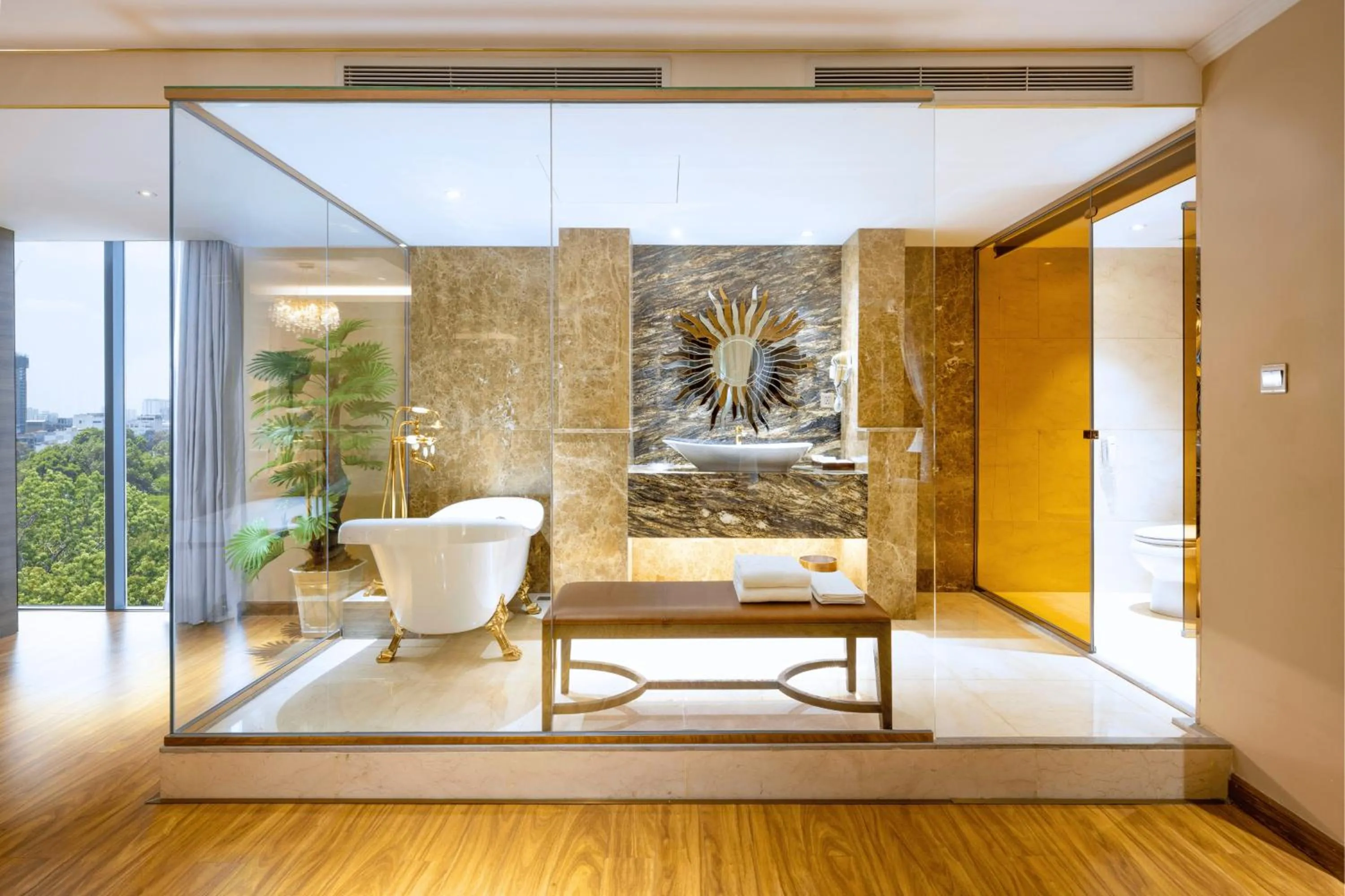 Bathroom in Winsuites Saigon Hotel