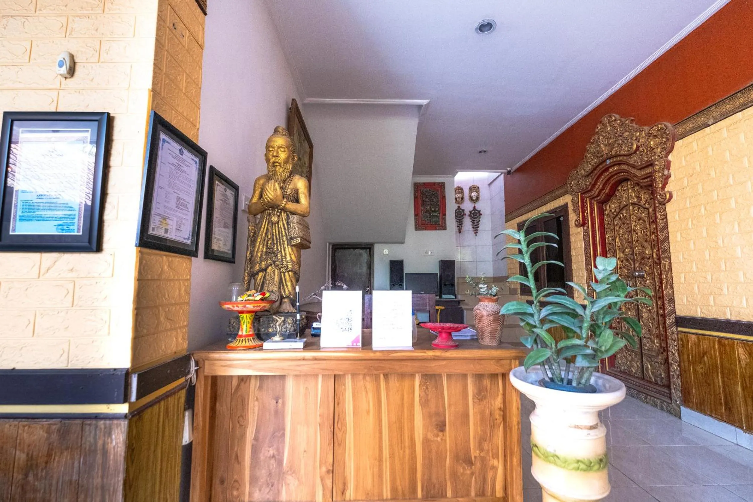 Lobby or reception in Apartmen Kak Okoh