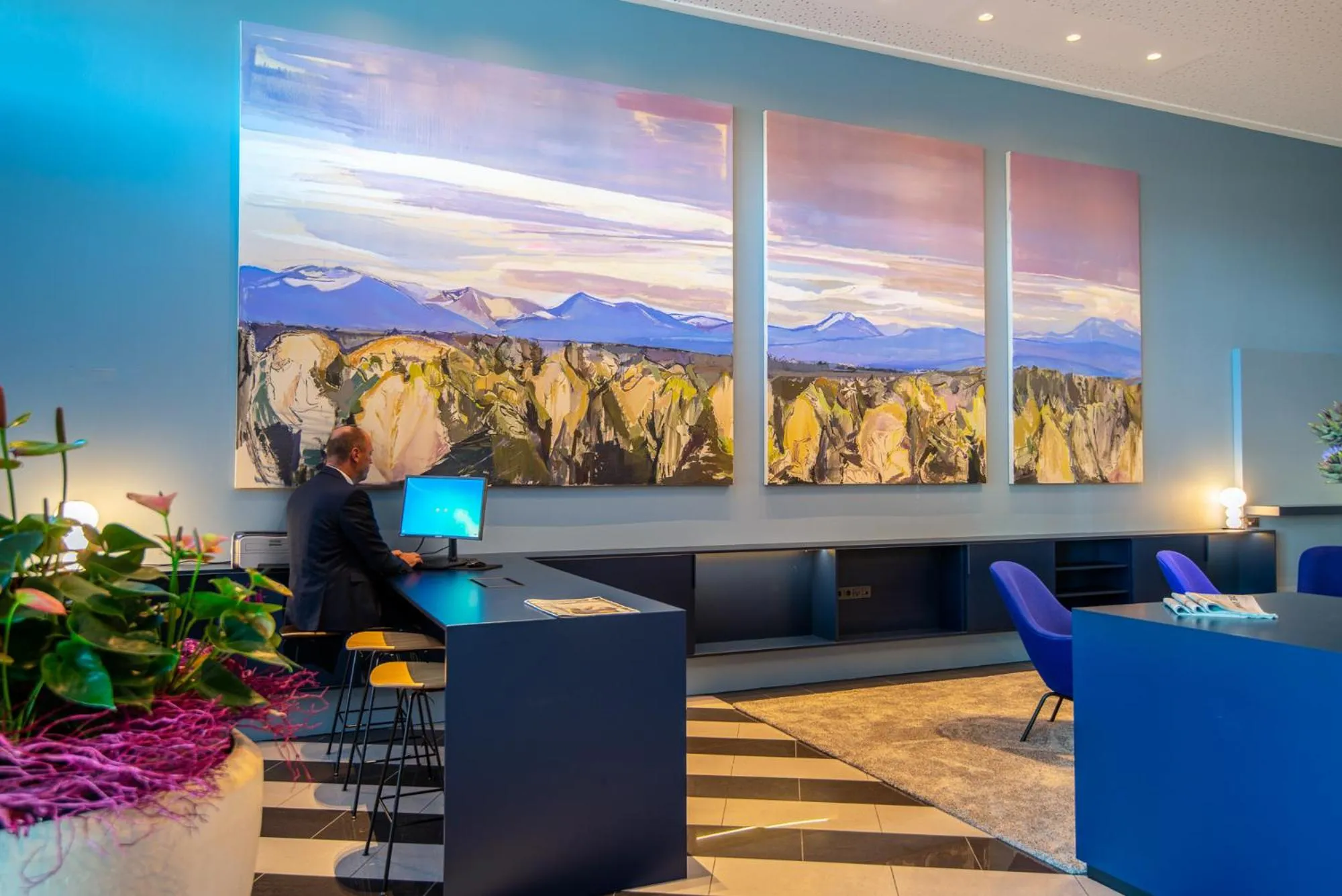 Lobby or reception in Stay2Munich Hotel & Serviced Apartments