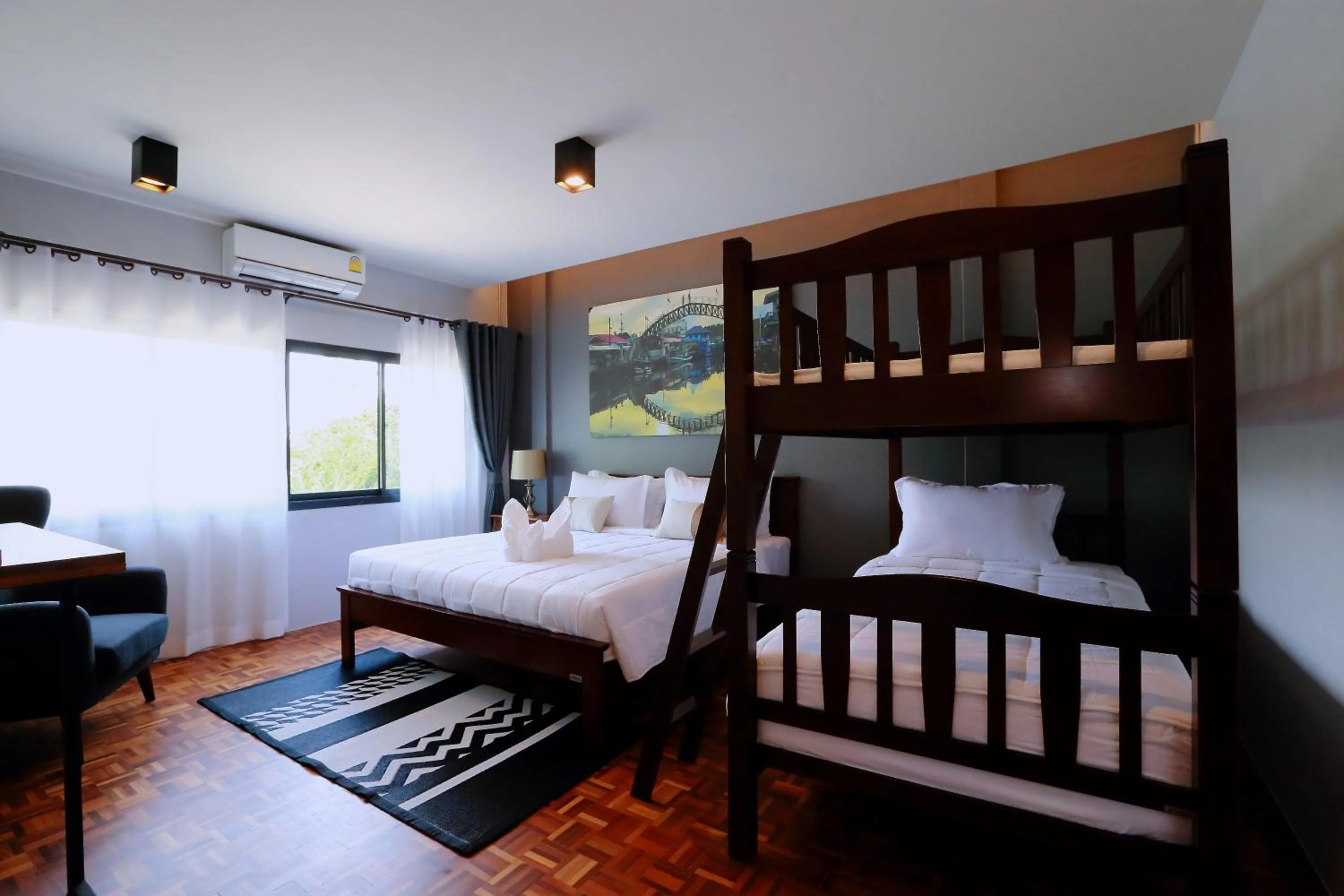 Bed in Canvas Family Home