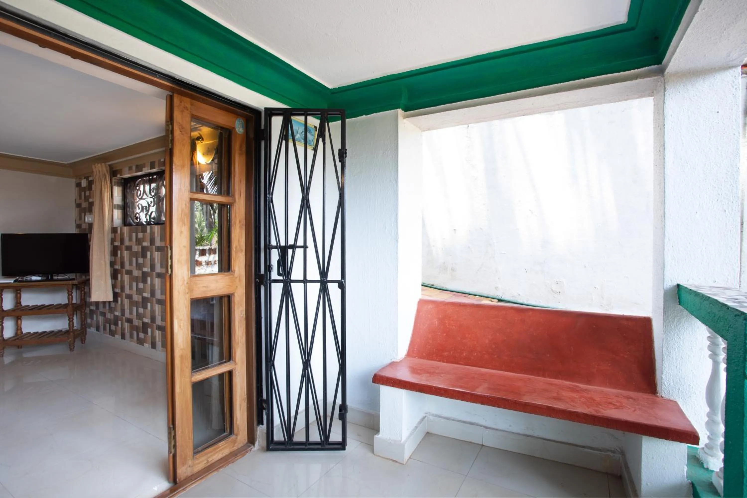 Balcony/Terrace, Bed in Casa Margarida