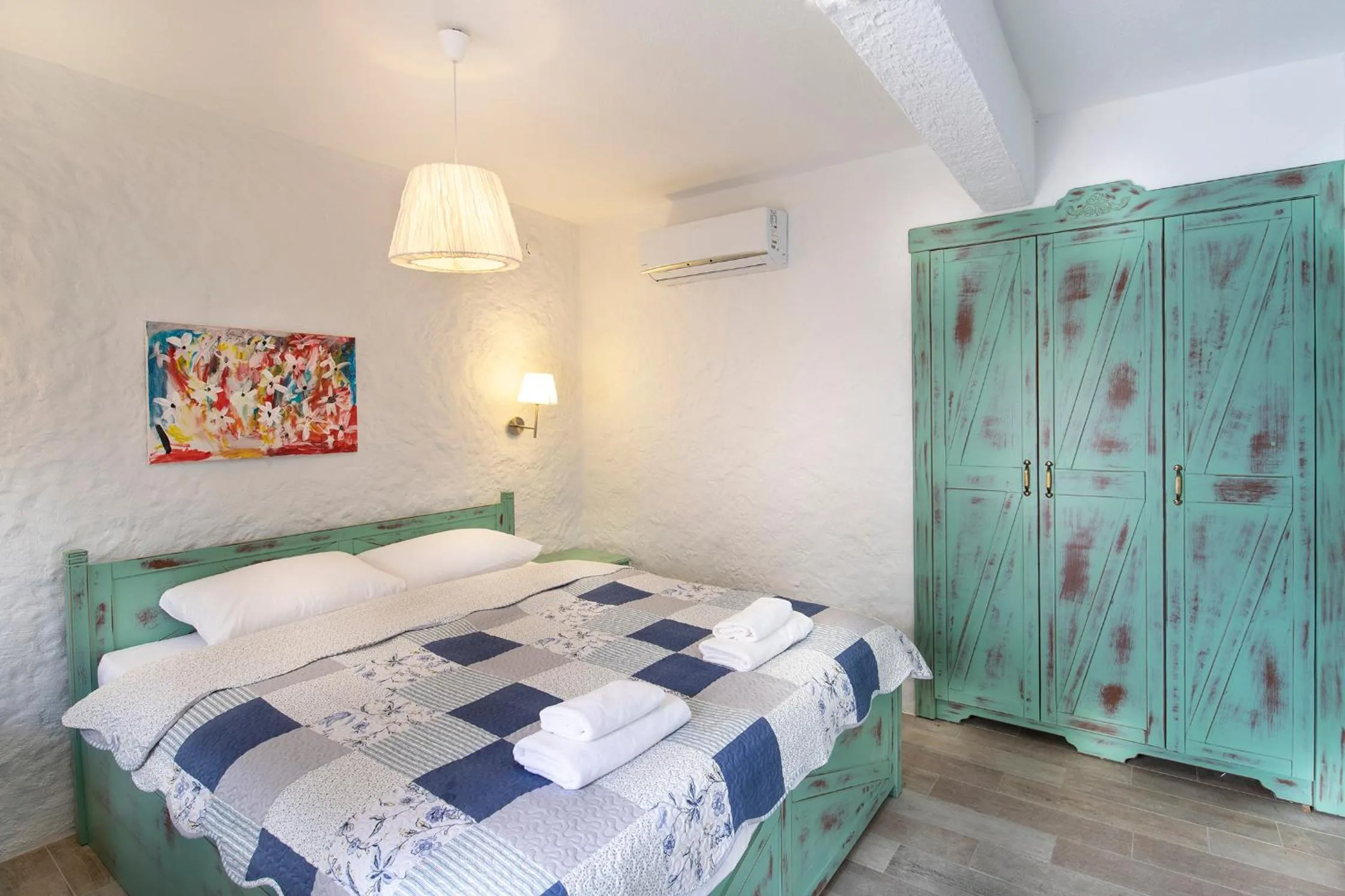 Bed in Monat Otel Alaçatı