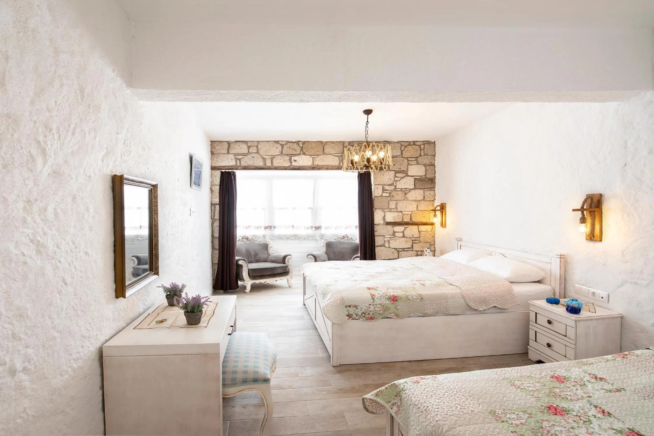 Bed in Monat Otel Alaçatı