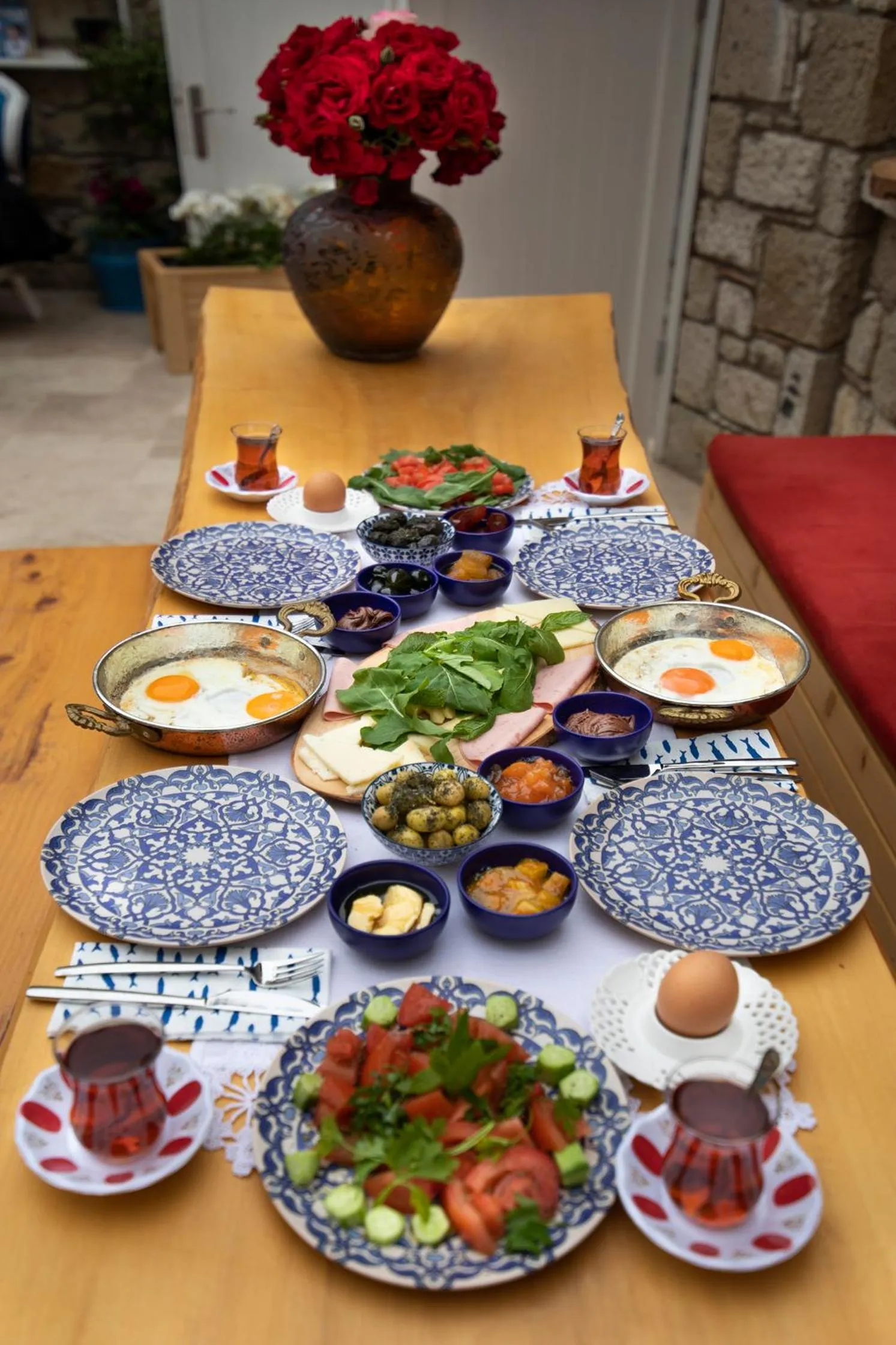 Breakfast in Monat Otel Alaçatı