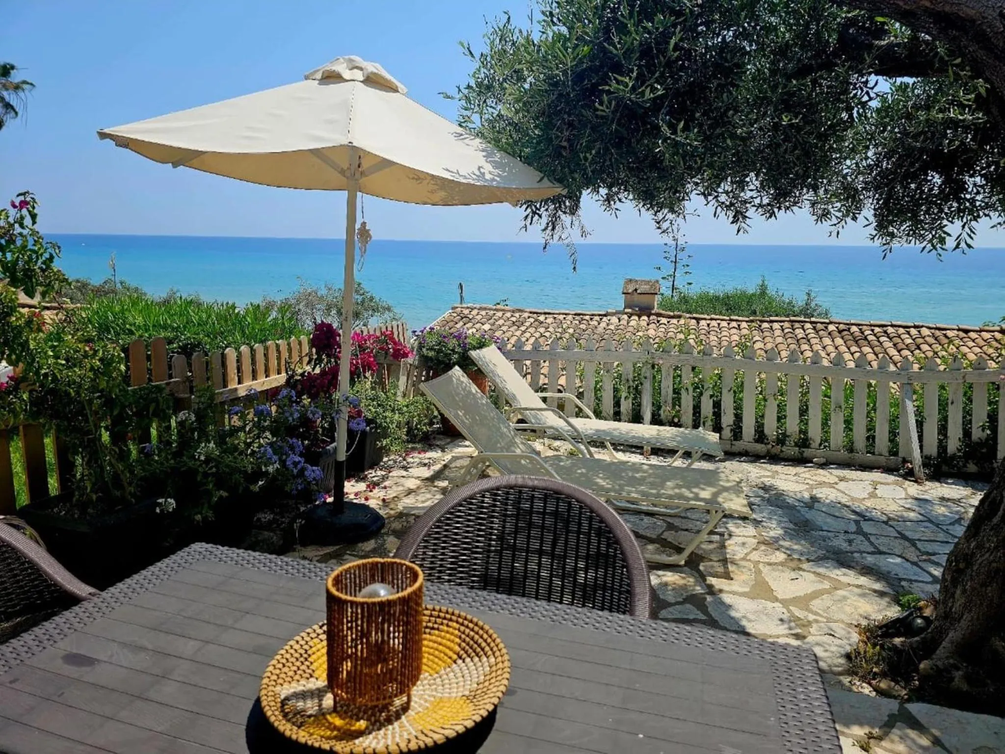 Patio in Corfu Glyfada Menigos Resort 24