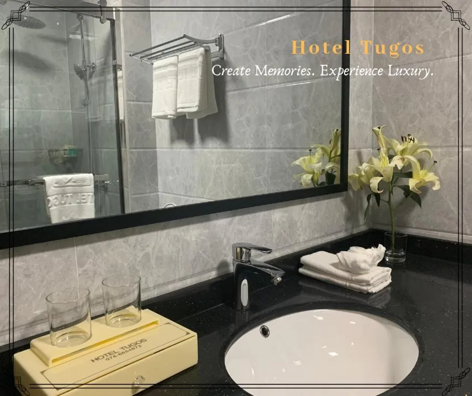 Bathroom in Hotel Tugos