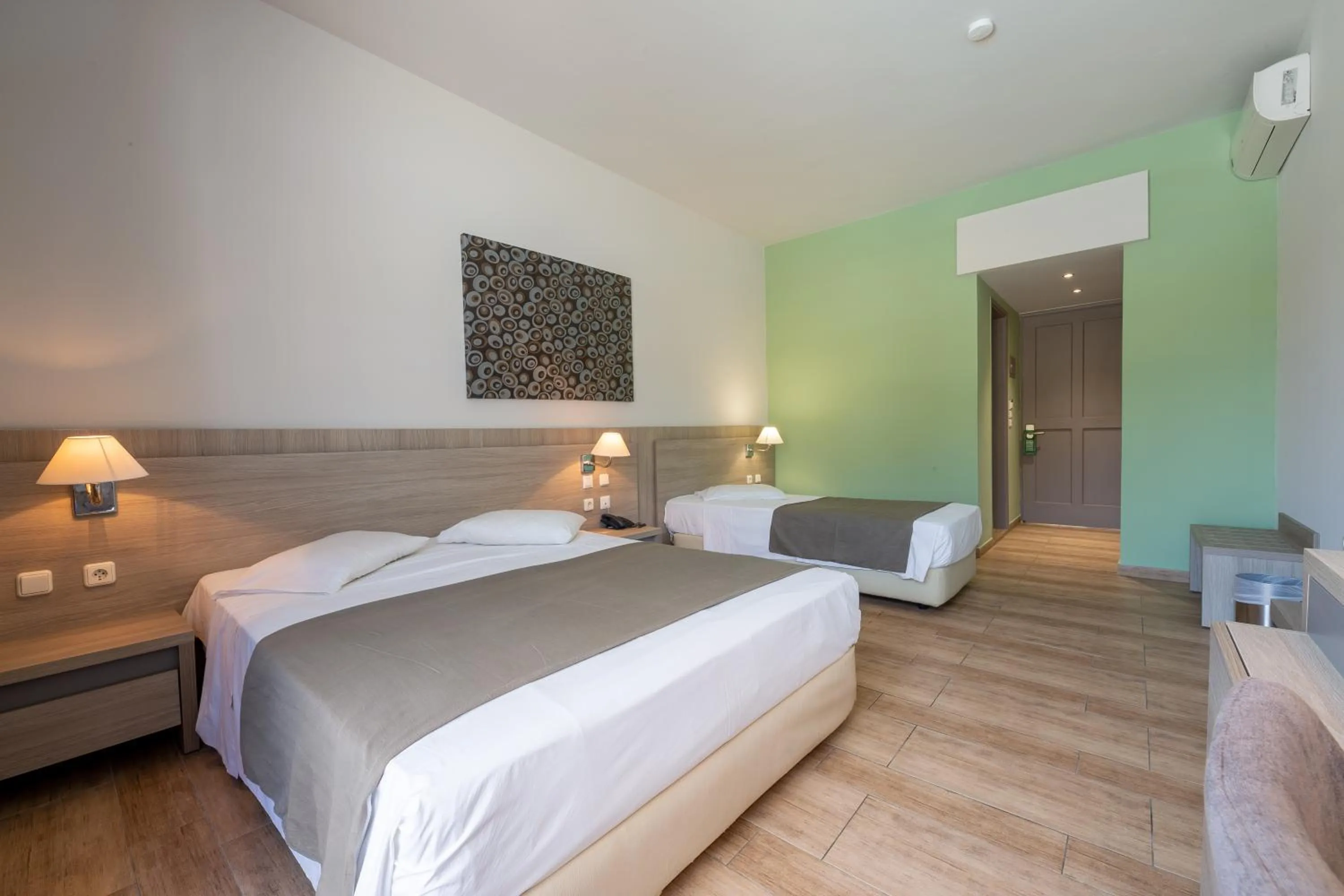 Bed in Akti Beach Club