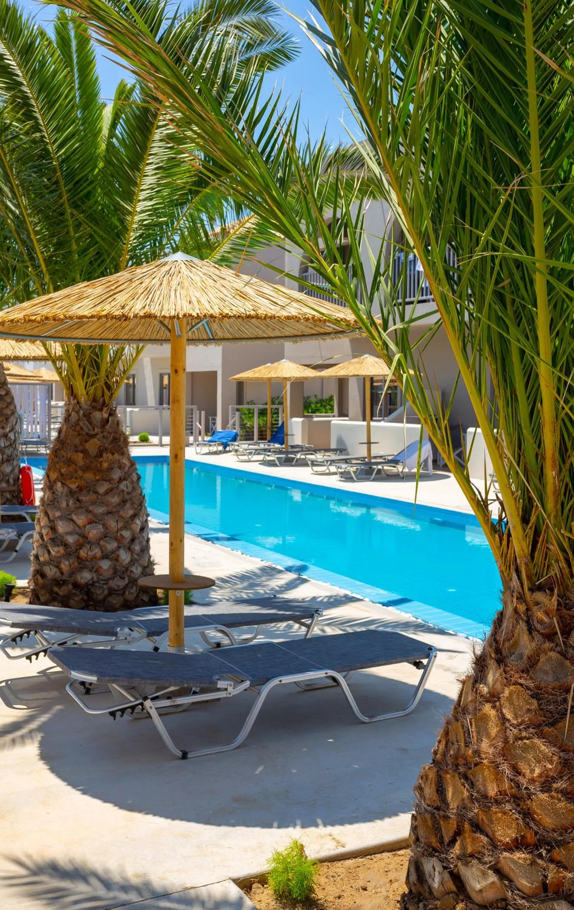 Pool view in Akti Beach Club