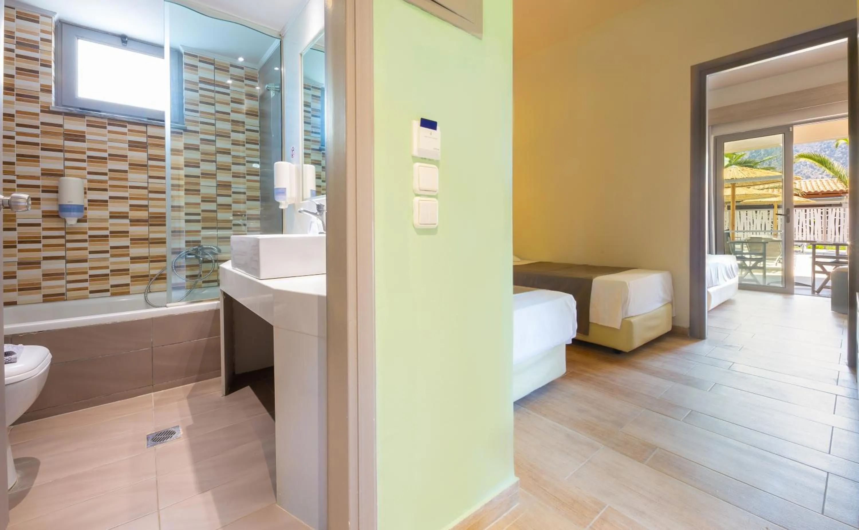 Bathroom in Akti Beach Club