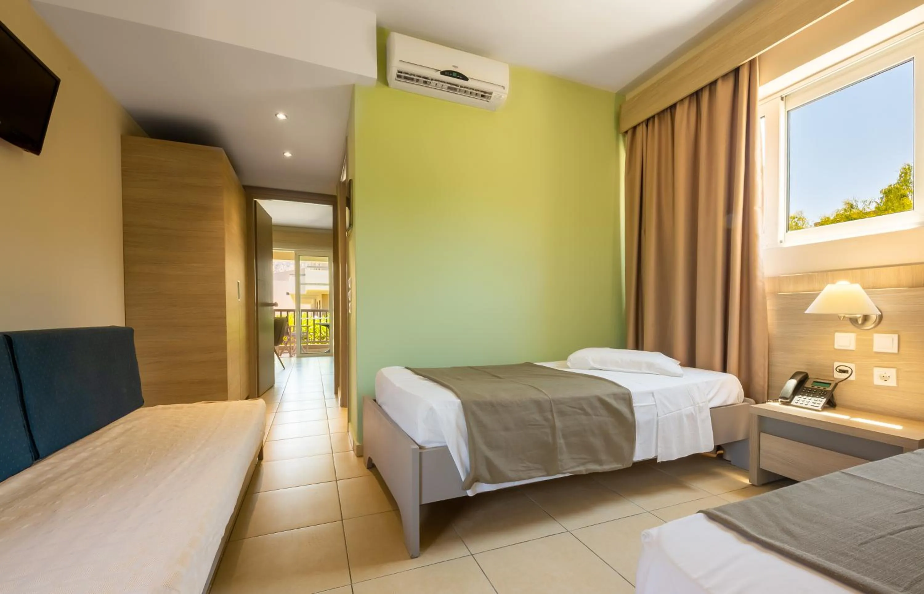 Bedroom, Bed in Akti Beach Club