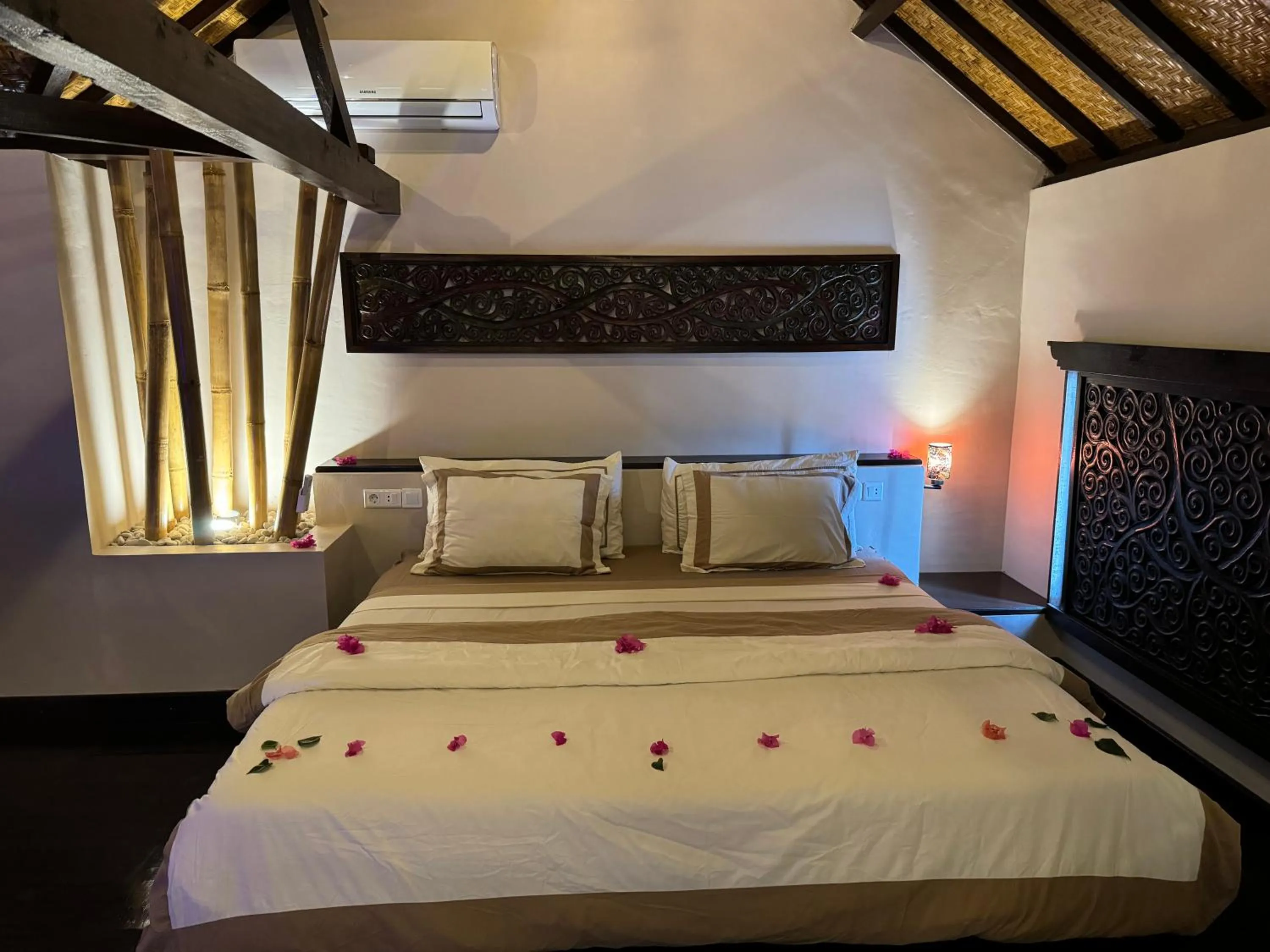 Bed in Cantika Villa
