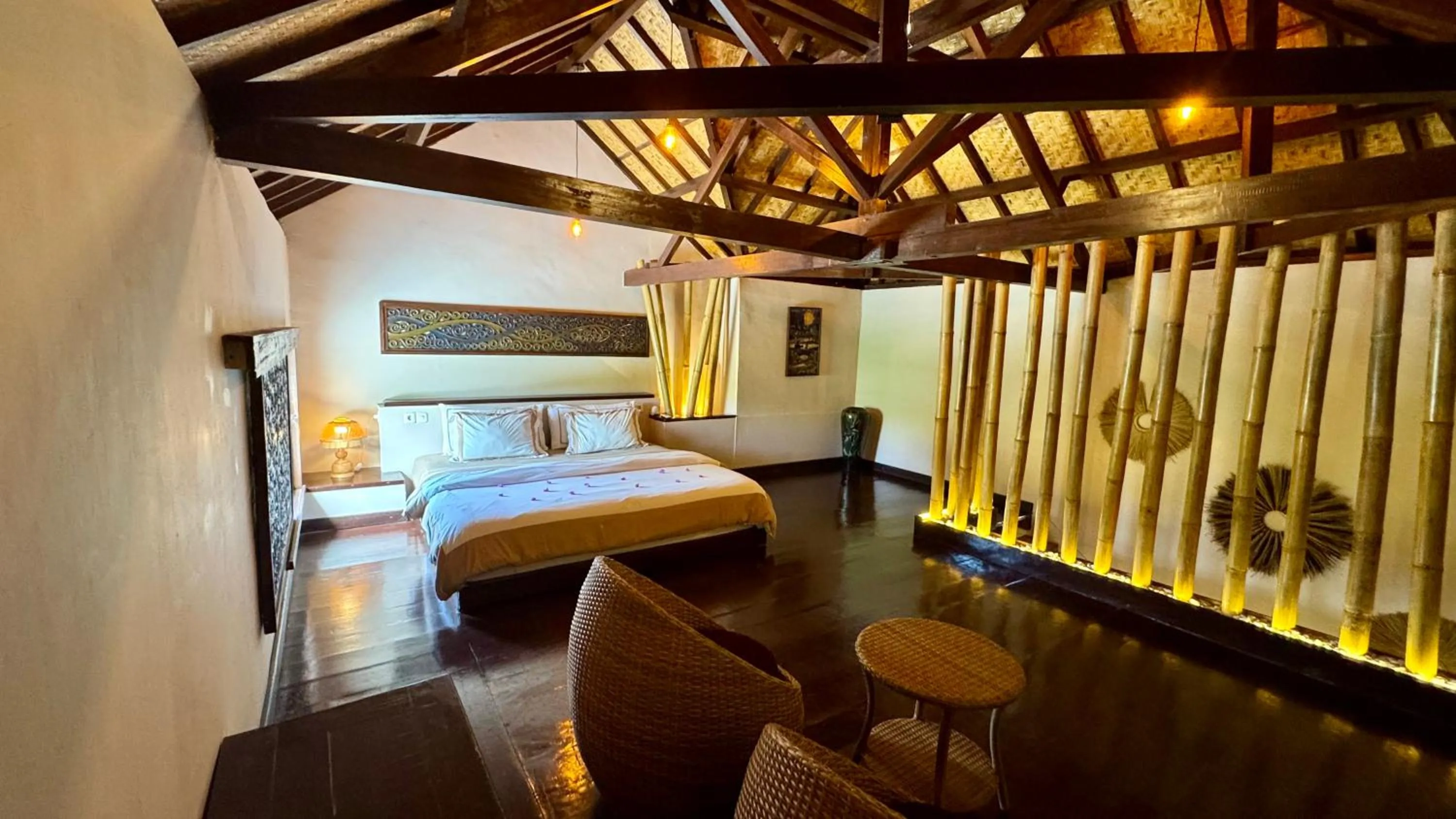 Bed in Cantika Villa