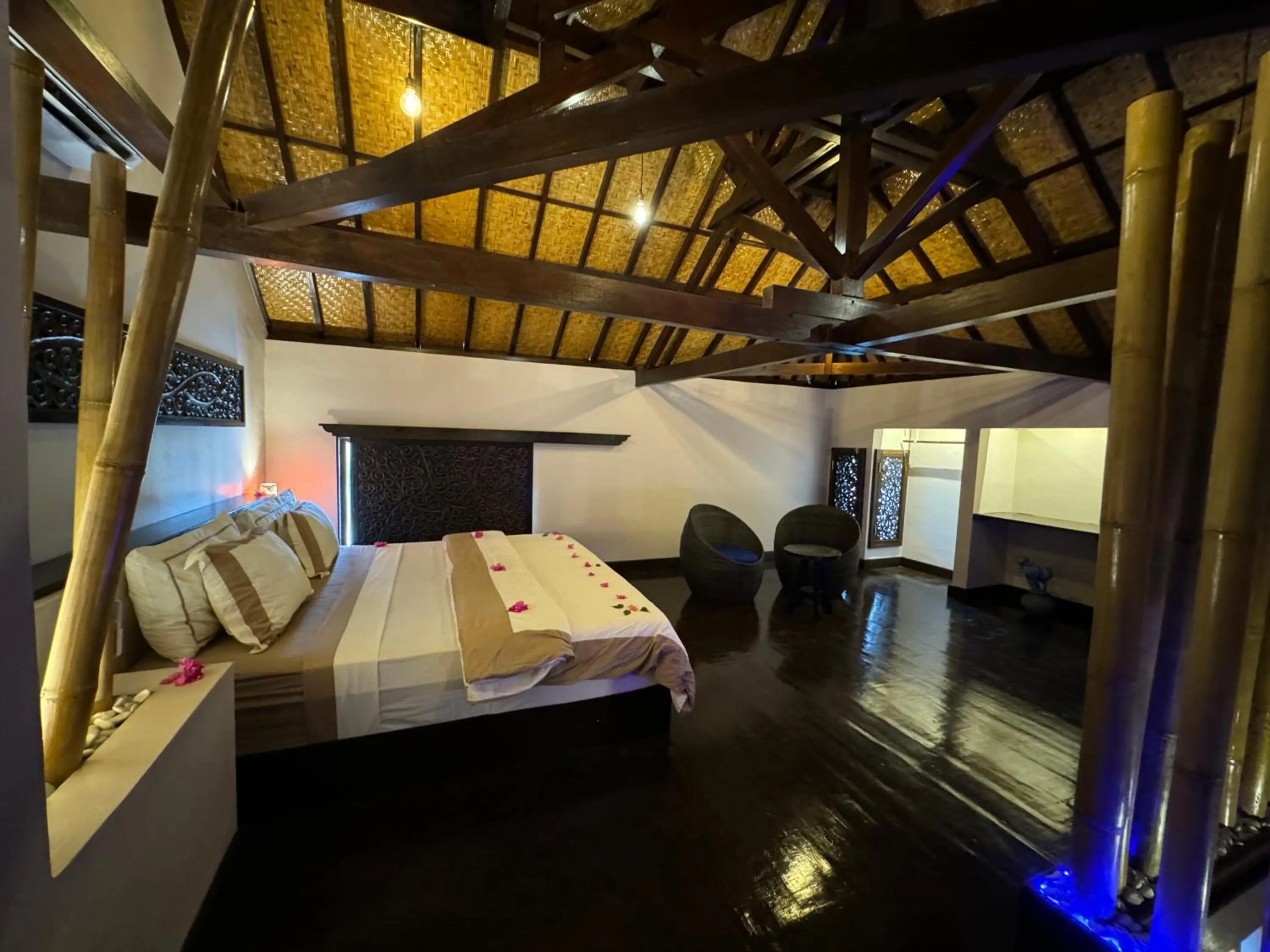 Bed in Cantika Villa
