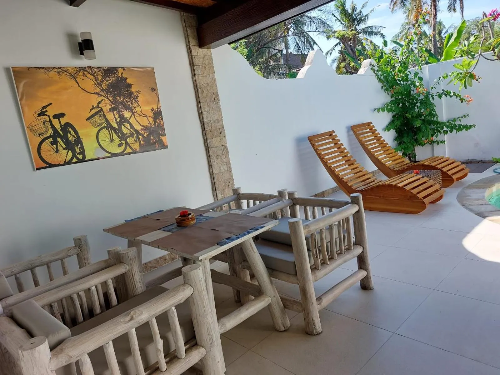 Dining area in Cantika Villa