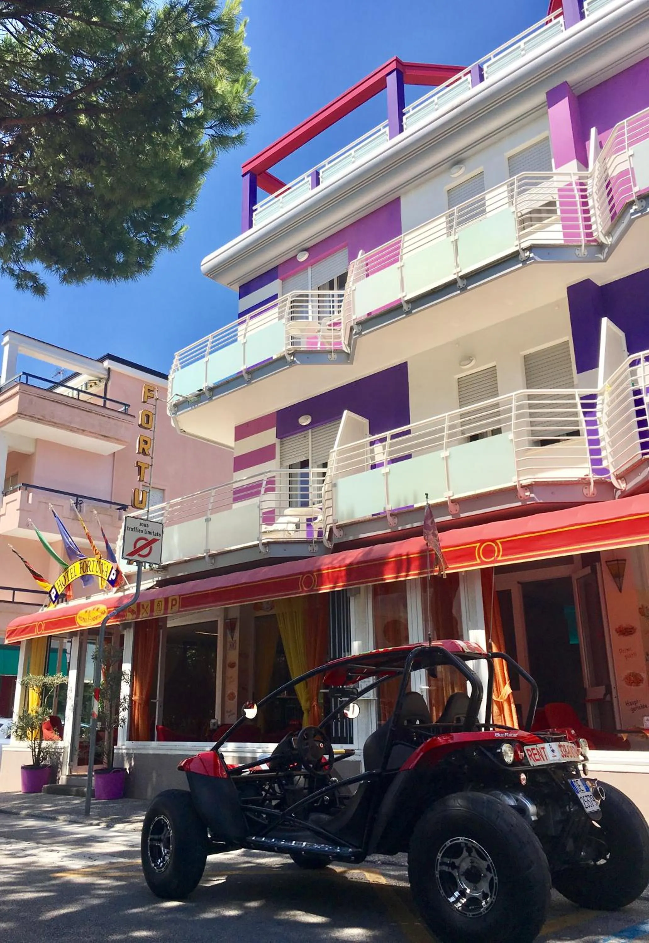 Property building in Hotel Fortuna